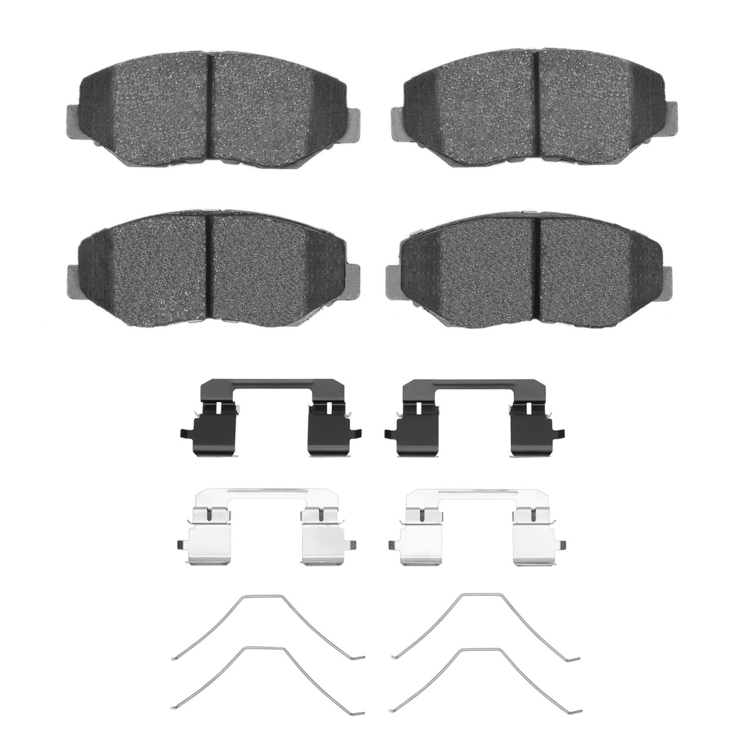 Ceramic Brake Pads & Hardware Kit, 2005-2016 Acura/Honda, Position: Front