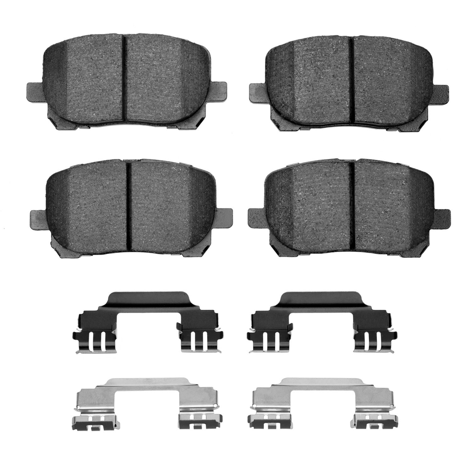 Ceramic Brake Pads & Hardware Kit, 2003-2008 Fits Multiple Makes/Models, Position: Front