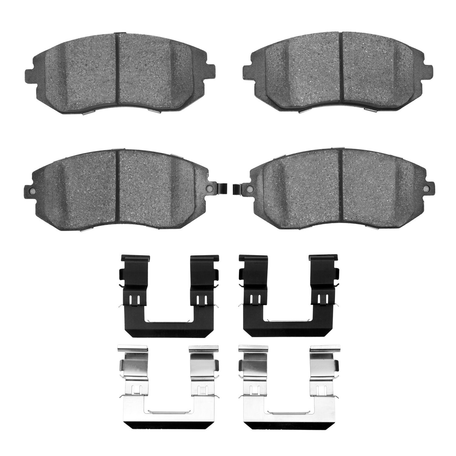 Ceramic Brake Pads & Hardware Kit, 2002-2012 Fits Multiple Makes/Models, Position: Front