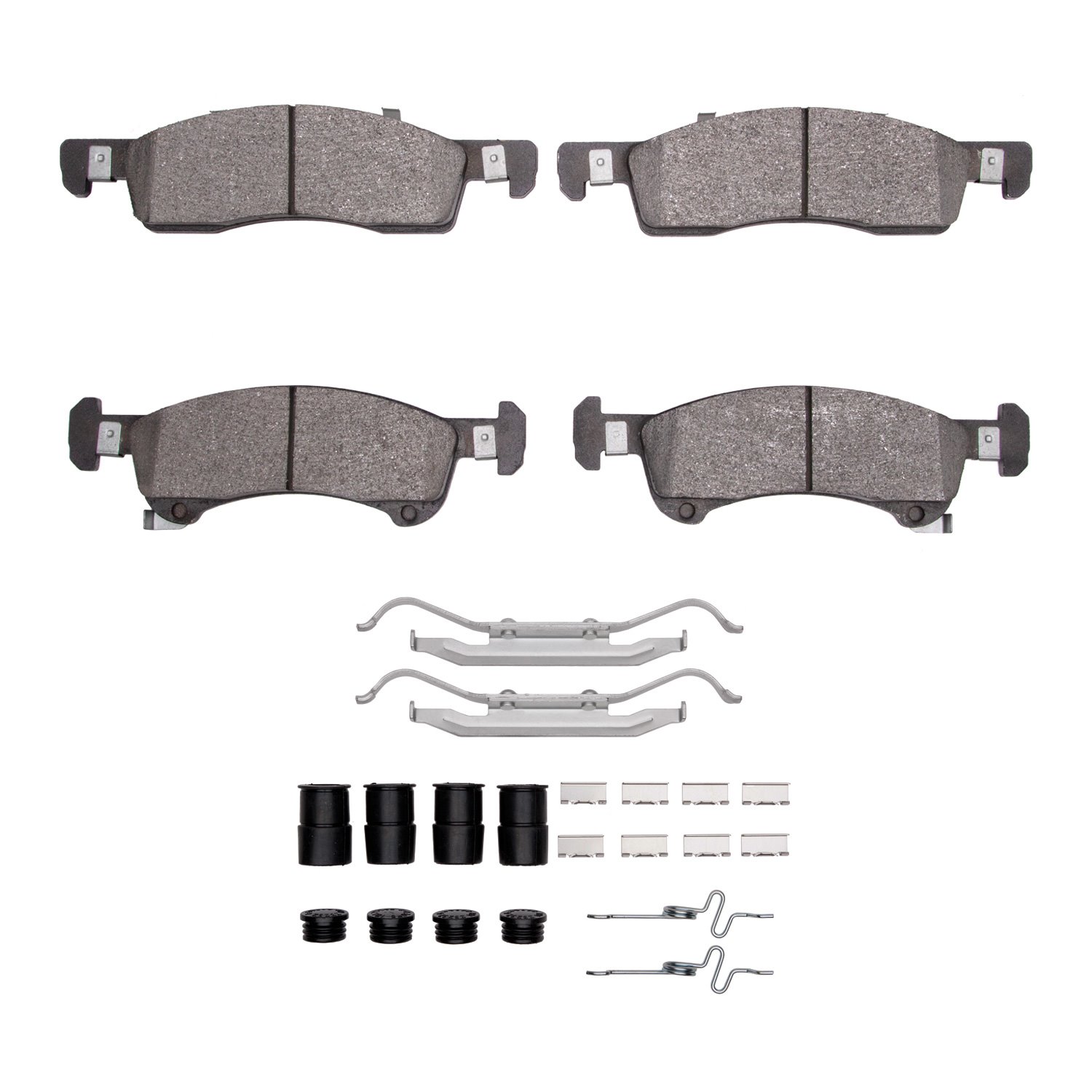 Ceramic Brake Pads & Hardware Kit, 2002-2006 Ford/Lincoln/Mercury/Mazda, Position: Front