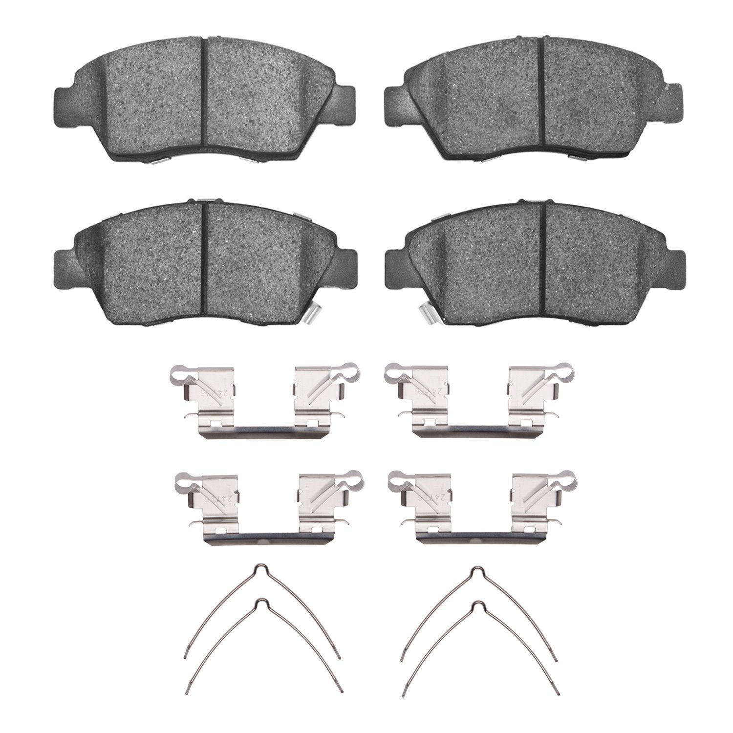 Ceramic Brake Pads & Hardware Kit, 2012-2015 Acura/Honda, Position: Front