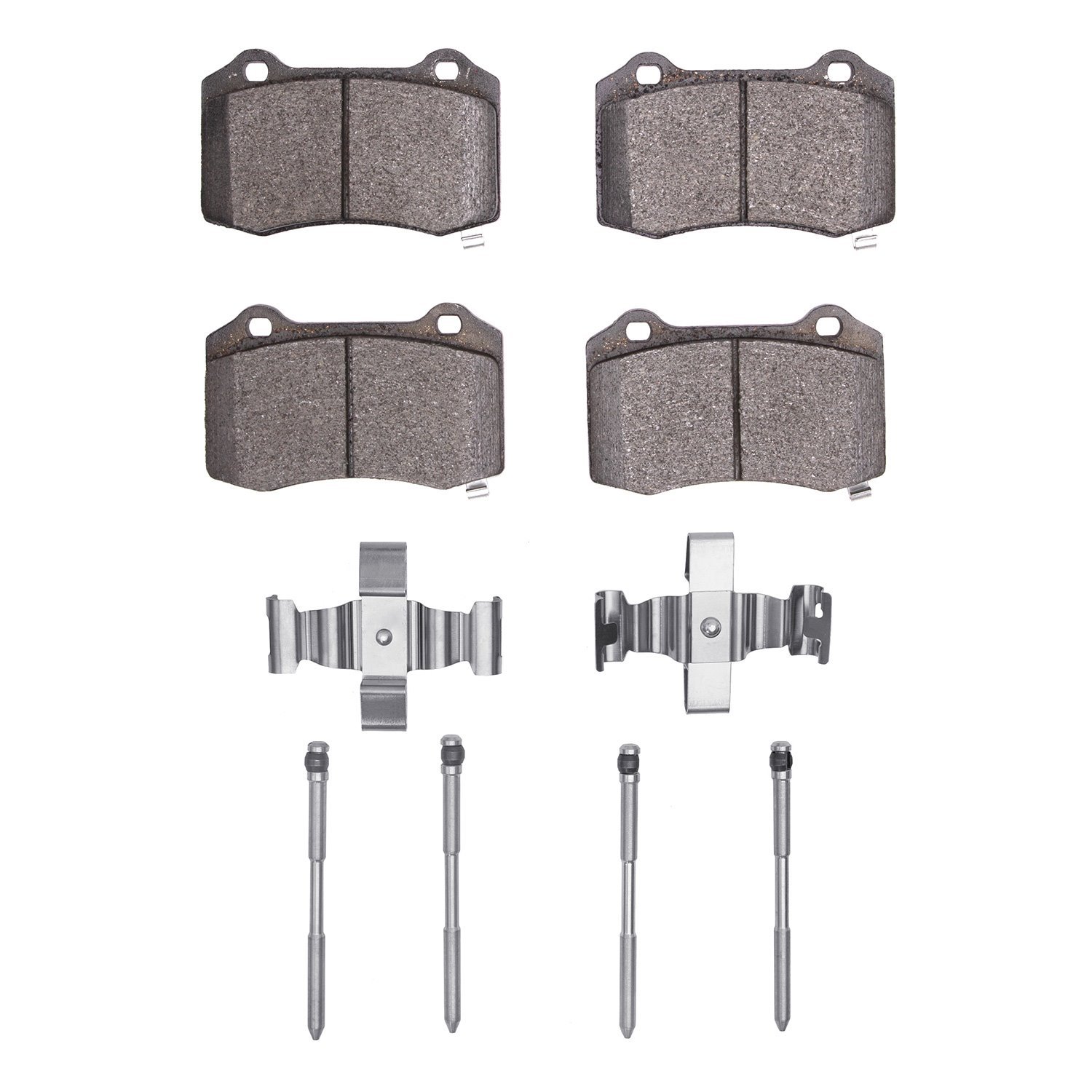 Ceramic Brake Pads & Hardware Kit, 2018-2021 Mopar, Position: Rear