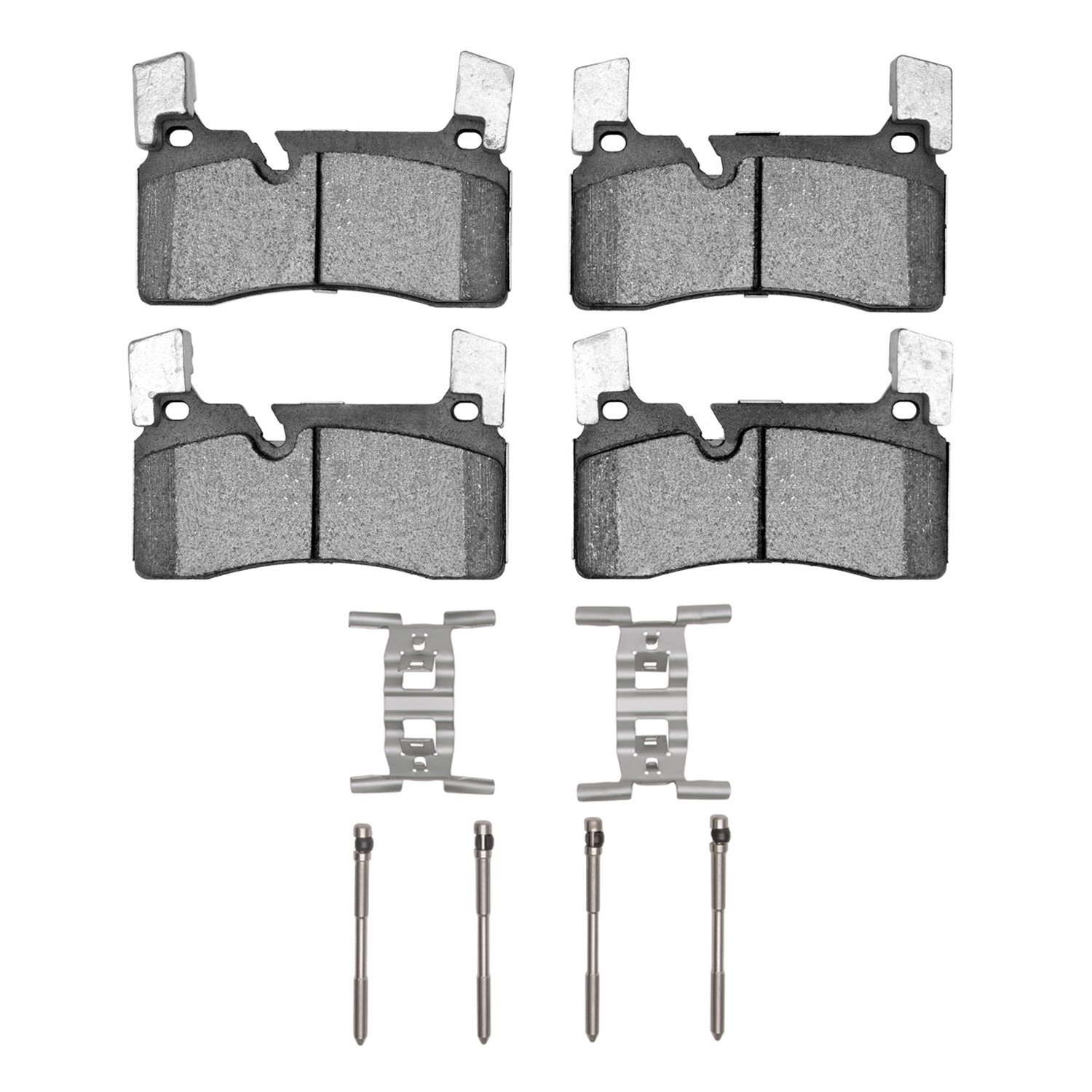 Ceramic Brake Pads & Hardware Kit, 2011-2015 Mercedes-Benz, Position: Rear