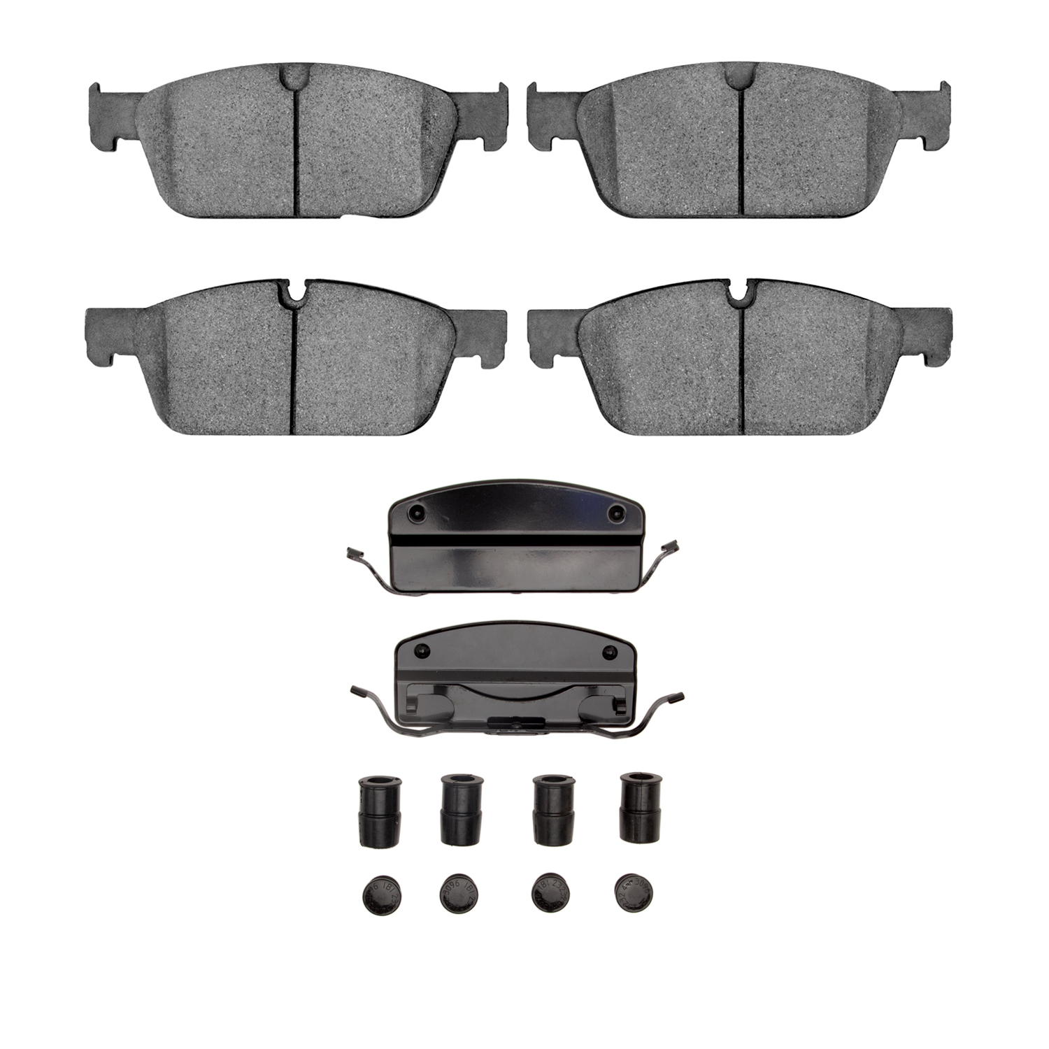 Ceramic Brake Pads & Hardware Kit, 2012-2014 Mercedes-Benz, Position: Front