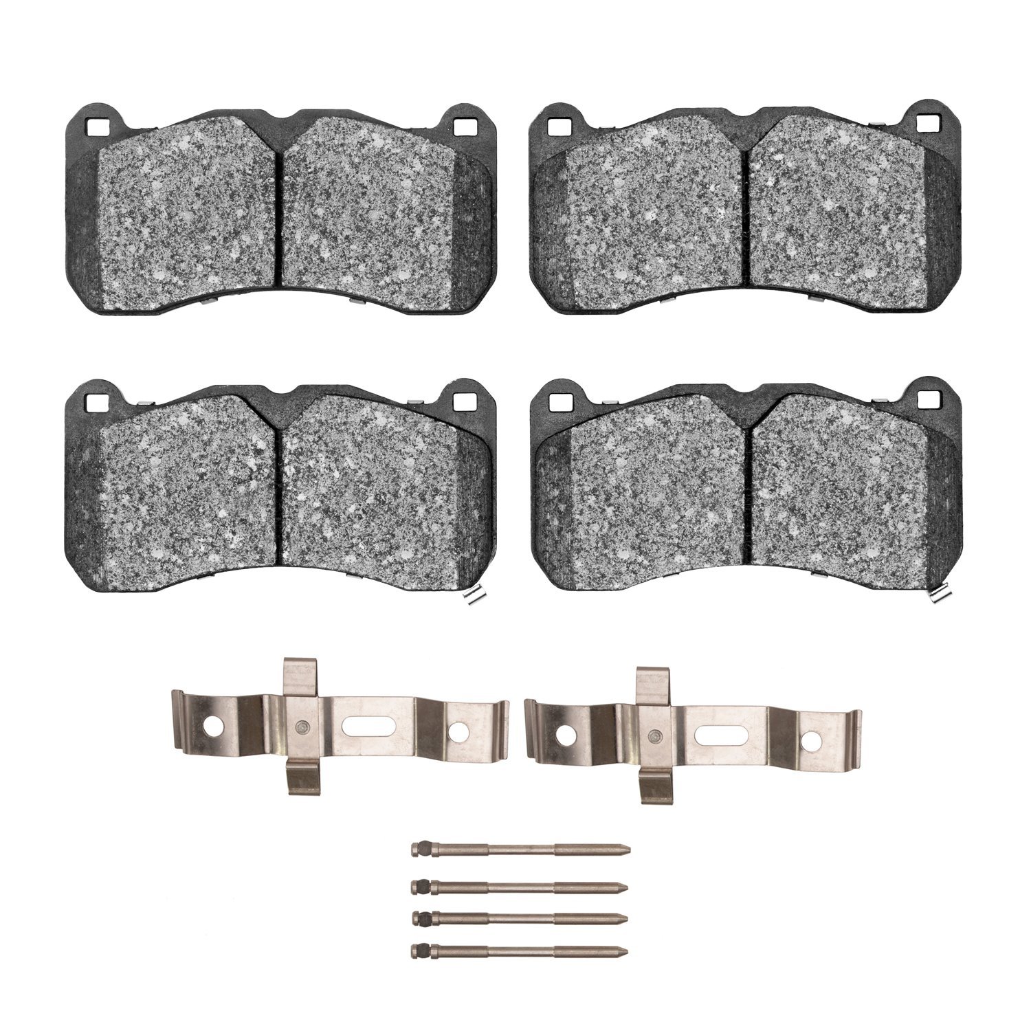 Ceramic Brake Pads & Hardware Kit, 2013-2014 Ford/Lincoln/Mercury/Mazda, Position: Front