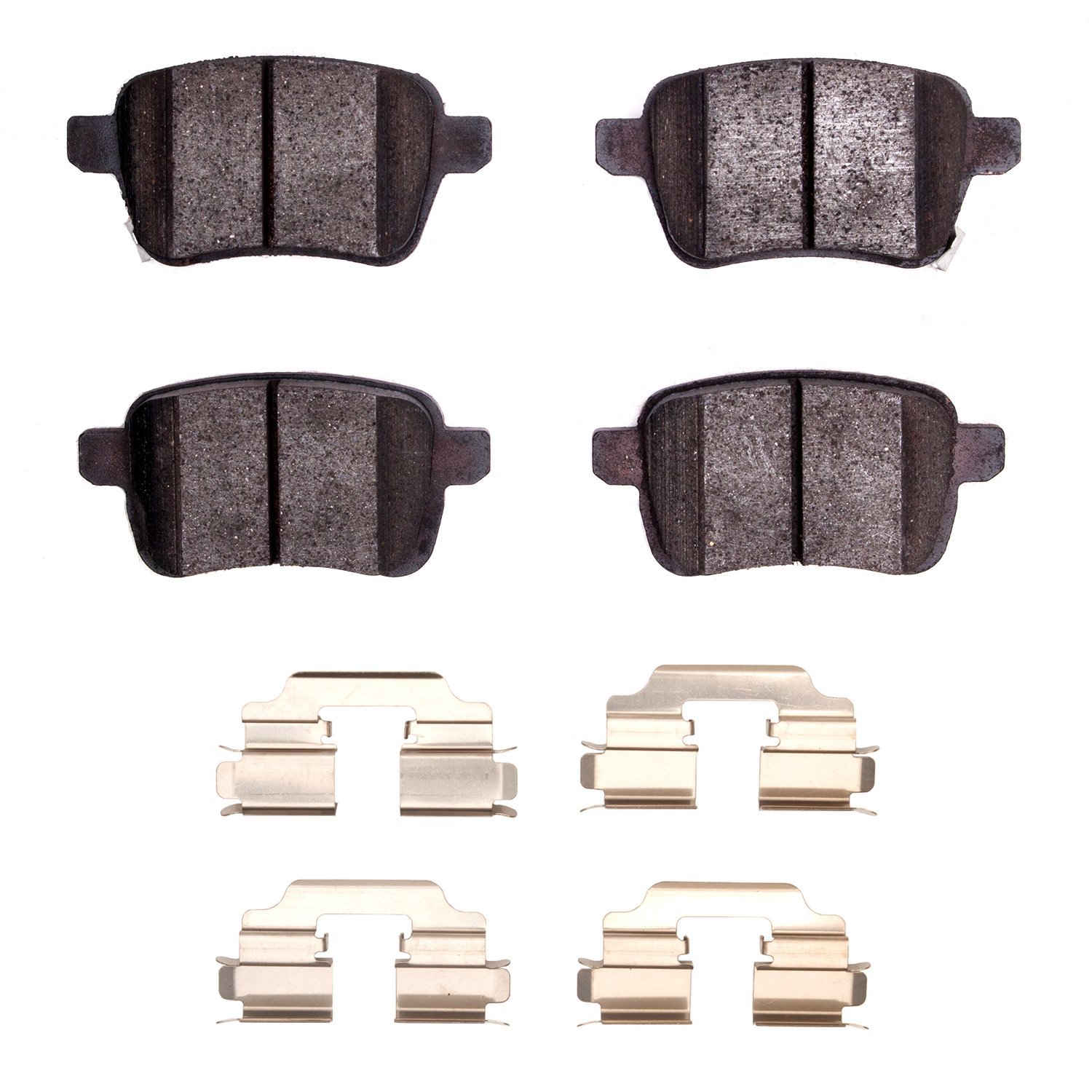 Ceramic Brake Pads & Hardware Kit, 2014-2019 Mopar,