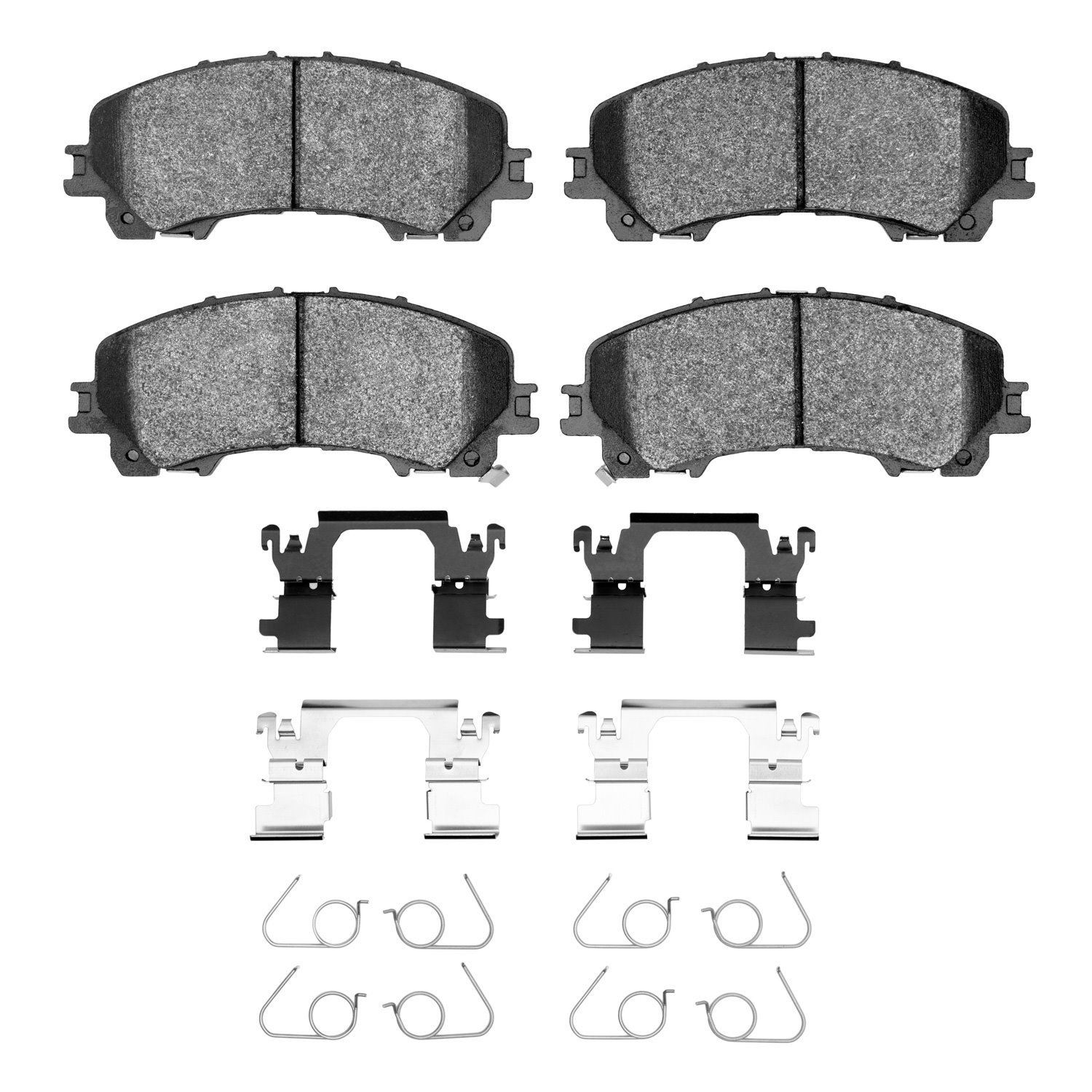 Ceramic Brake Pads & Hardware Kit, Fits Select Infiniti/Nissan, Position: Front