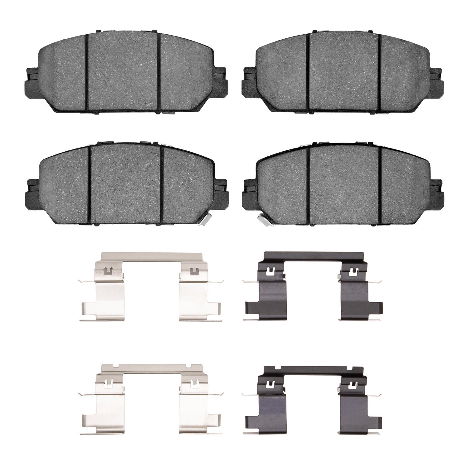 Ceramic Brake Pads & Hardware Kit, Fits Select Acura/Honda, Position: Front