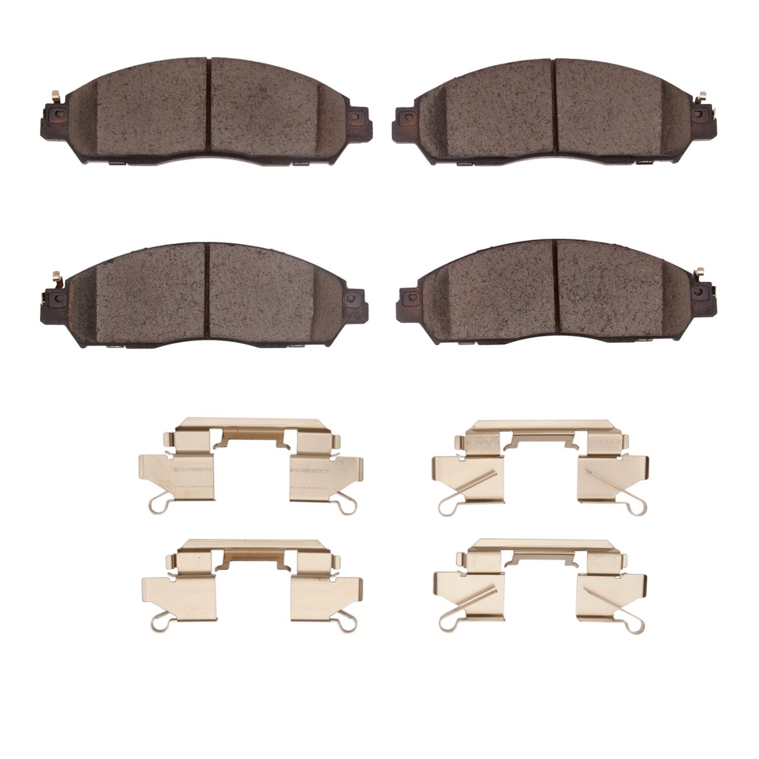 Ceramic Brake Pads & Hardware Kit, Fits Select Infiniti/Nissan, Position: Front