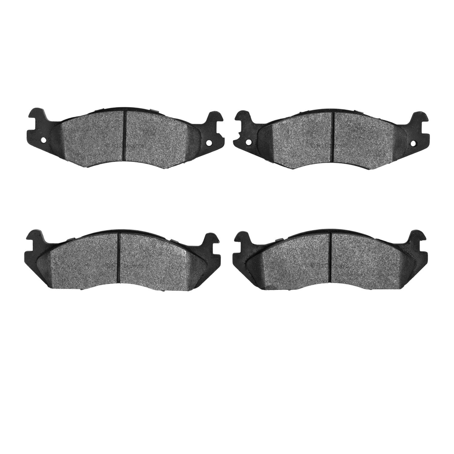 Semi-Metallic Brake Pads, 1982-1992 Mopar, Position: Front