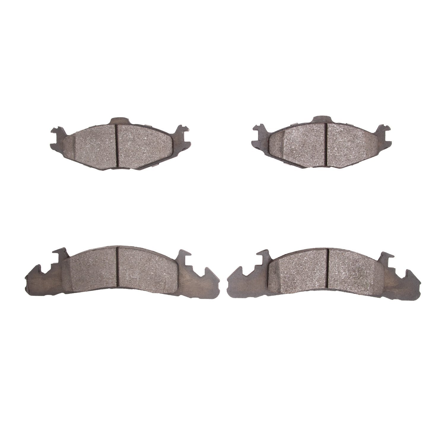 Semi-Metallic Brake Pads, 1984-1990 Mopar, Position: Front