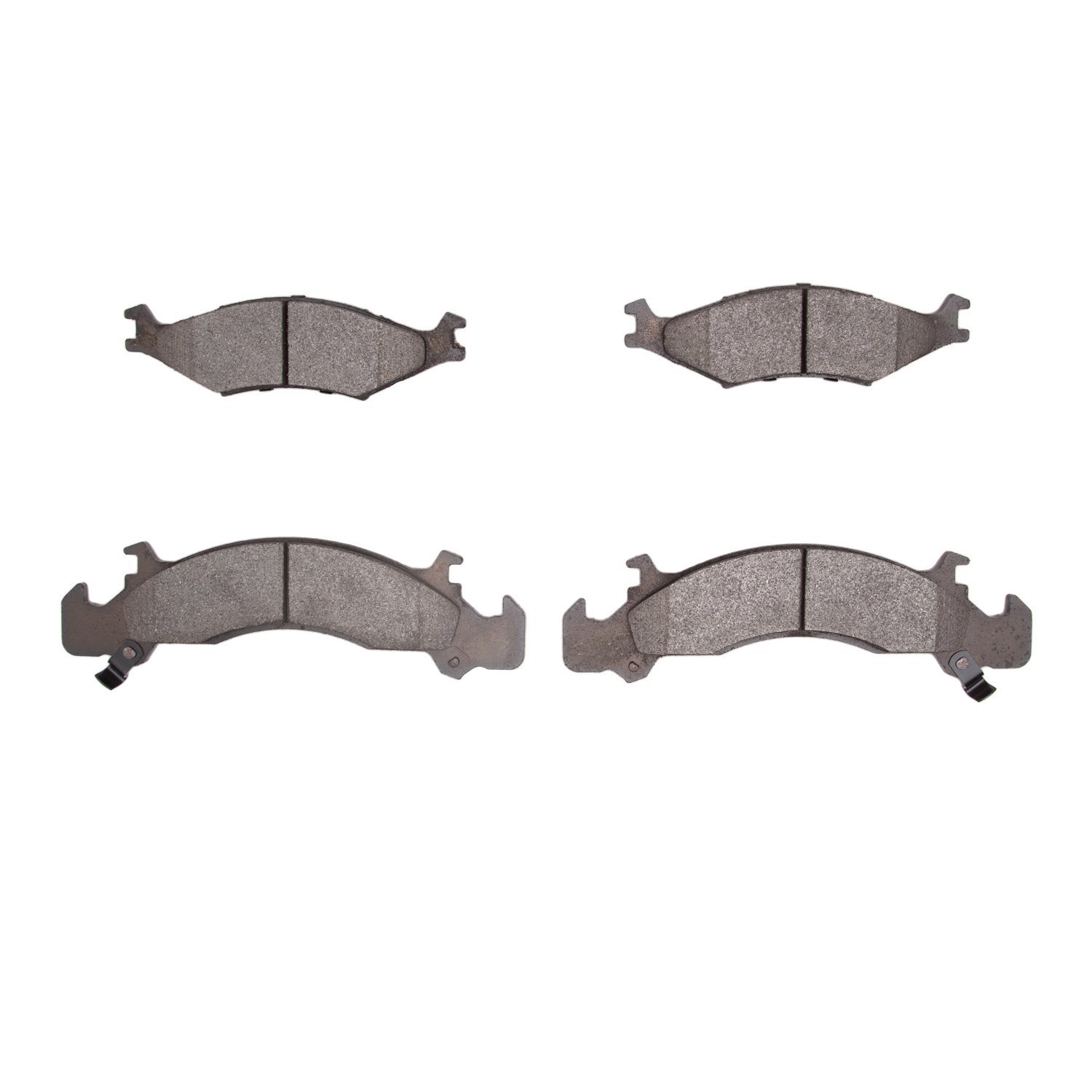 Semi-Metallic Brake Pads, 1991-1992 Mopar, Position: Front