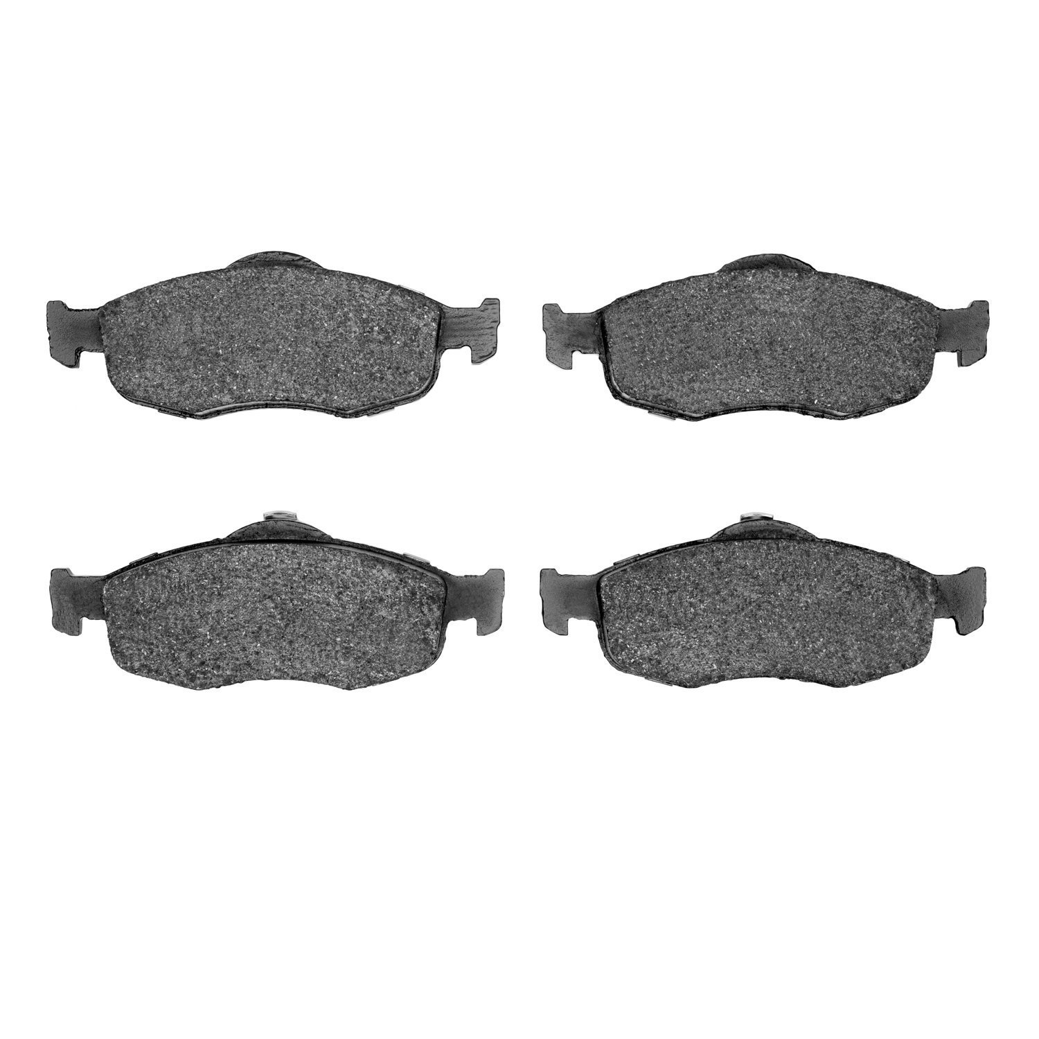 Semi-Metallic Brake Pads, 1995-2002 Ford/Lincoln/Mercury/Mazda, Position: Front