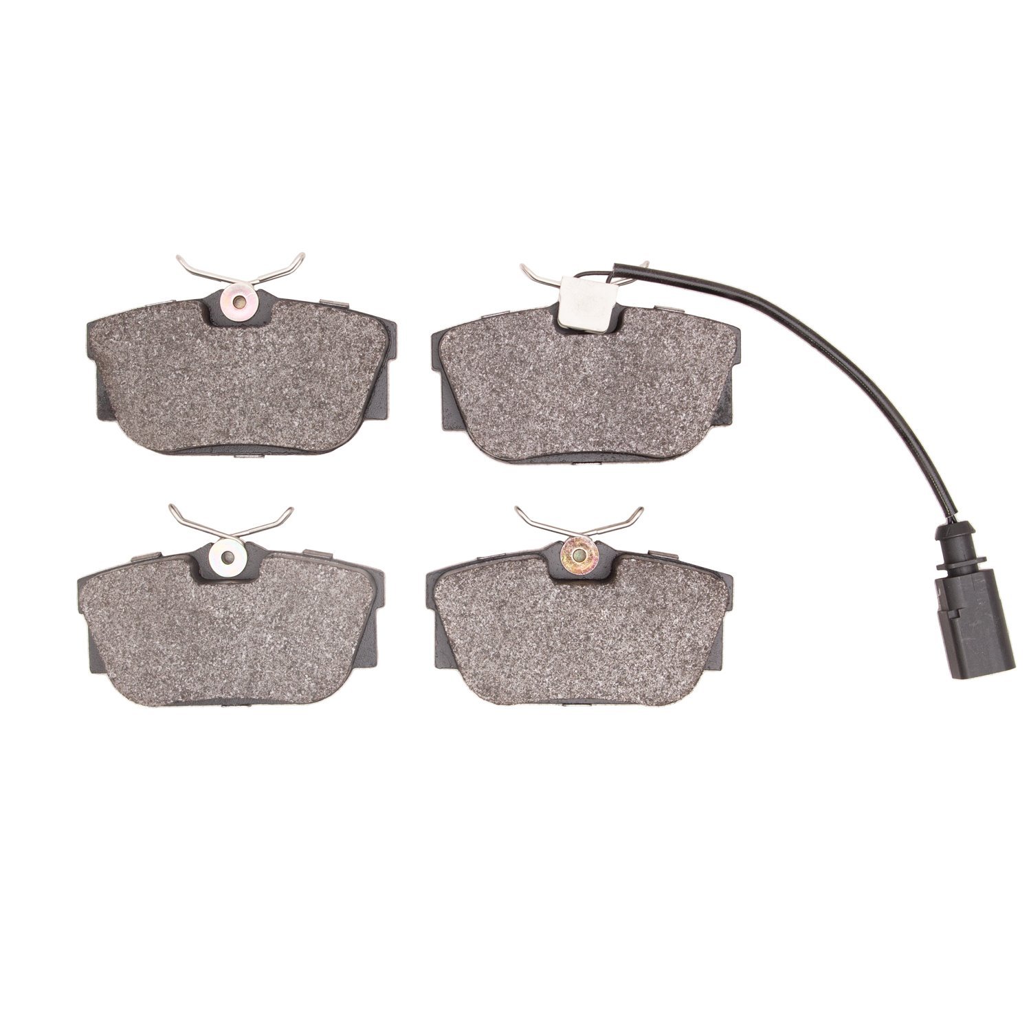 Semi-Metallic Brake Pads, 2000-2000 Audi/Porsche/Volkswagen, Position: Rear