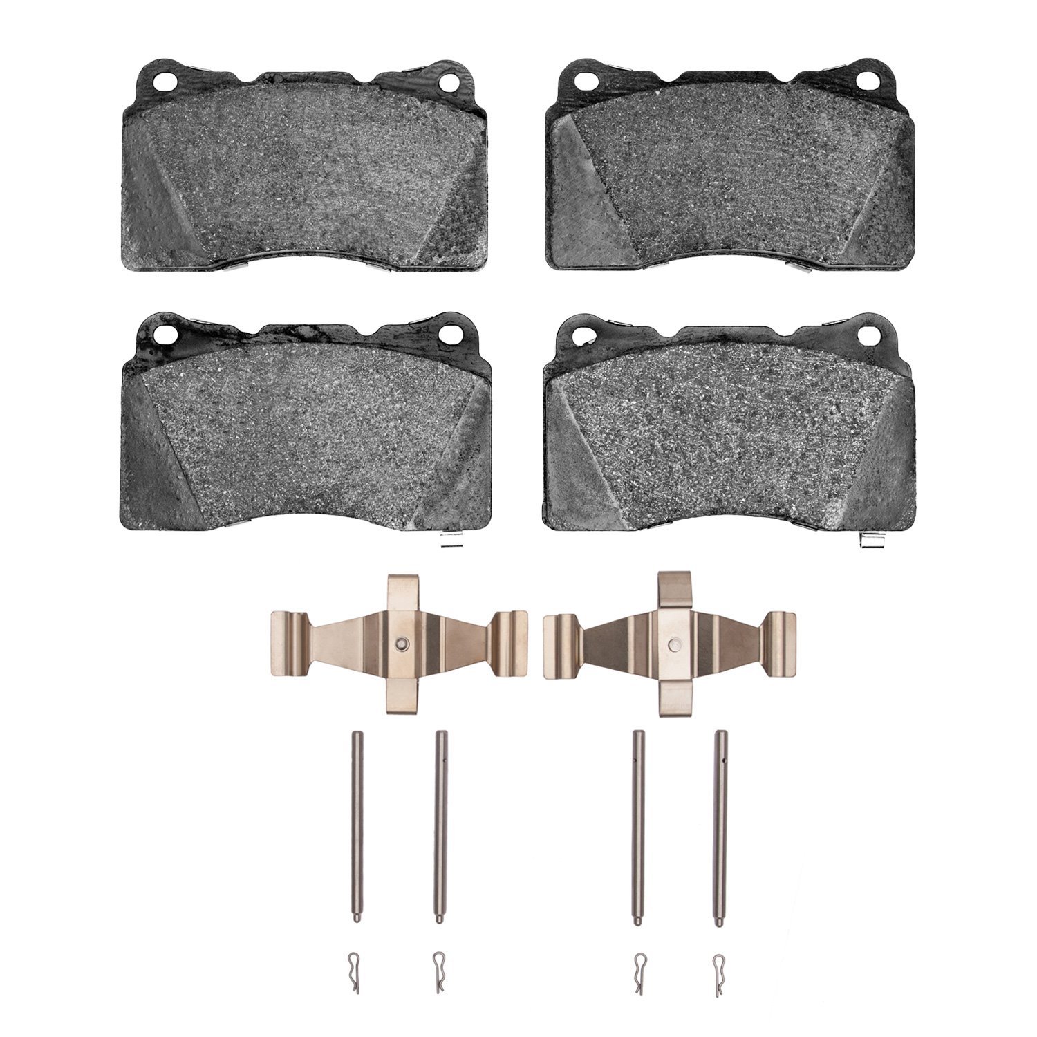 Semi-Metallic Brake Pads & Hardware Kit, 2003-2020 Fits Multiple Makes/Models, Position: Front