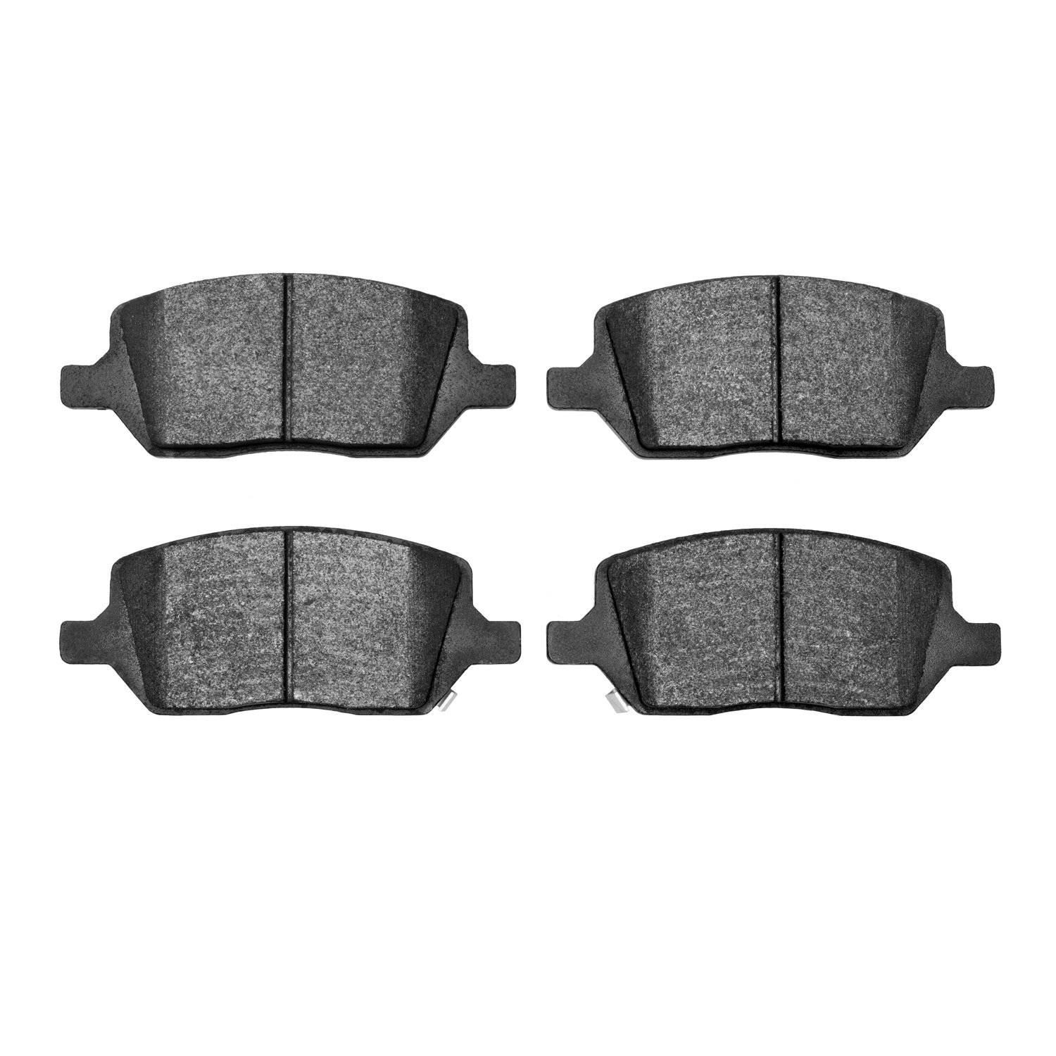 Semi-Metallic Brake Pads, 2005-2015 GM, Position: Rear