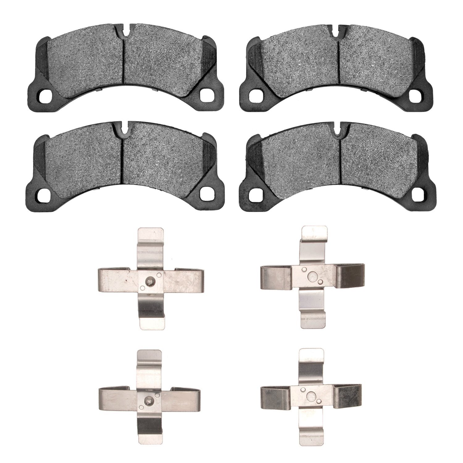 Semi-Metallic Brake Pads & Hardware Kit, 2011-2020 Audi/Porsche/Volkswagen, Position: Front