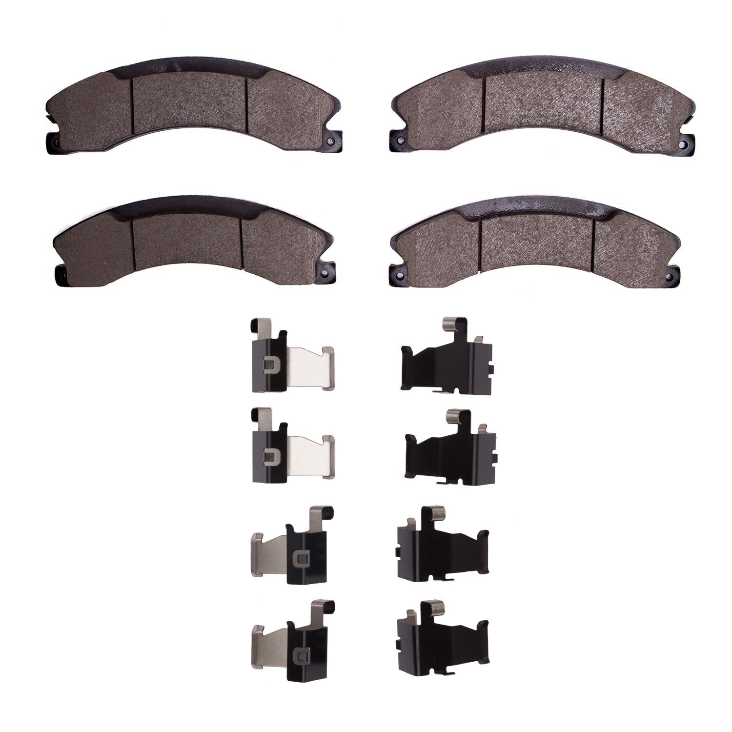 Semi-Metallic Brake Pads & Hardware Kit, Fits Select Infiniti/Nissan, Position: Rear Right