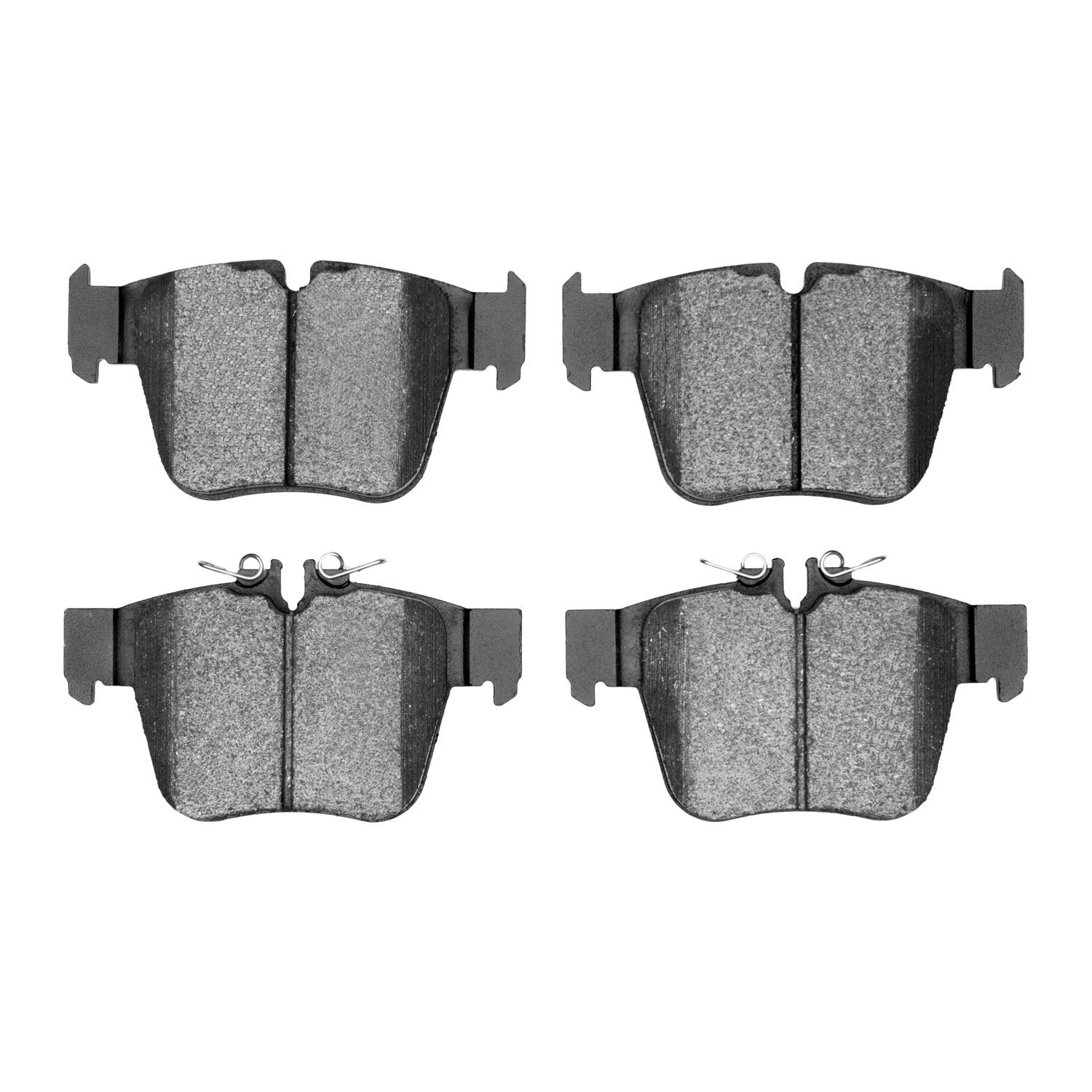 Semi-Metallic Brake Pads, Fits Select Mercedes-Benz, Position: Front & Rear