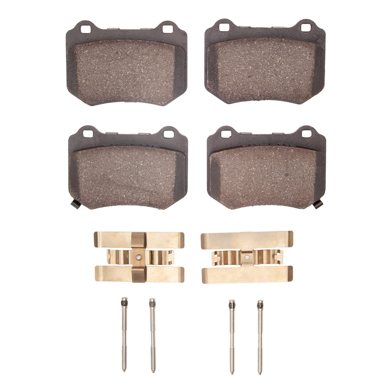 Semi-Metallic Brake Pads & Hardware Kit, 2018-2021 Subaru, Position: Rear
