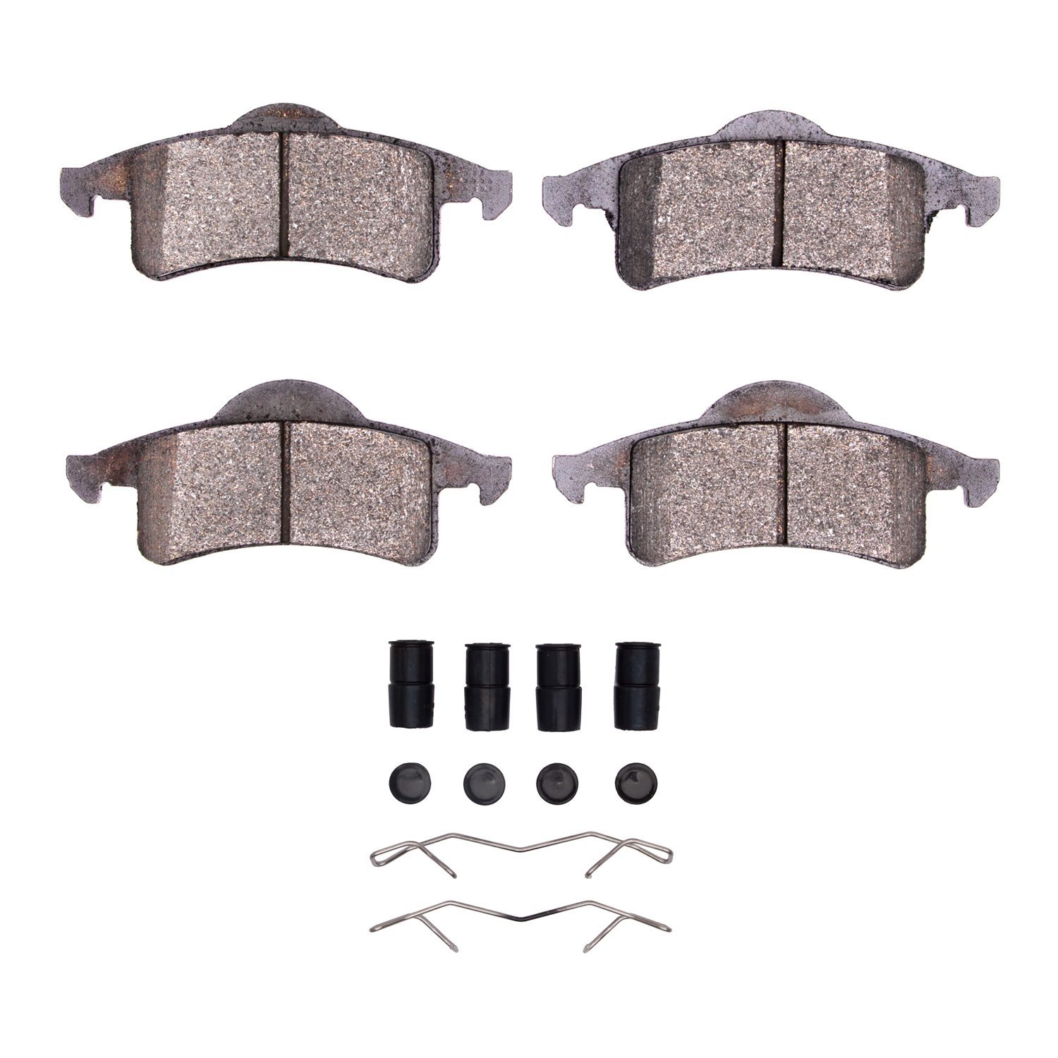 Performance Off-Road/Tow Brake Pads & Hardware Kit, 1999-2004 Mopar, Position: Rear