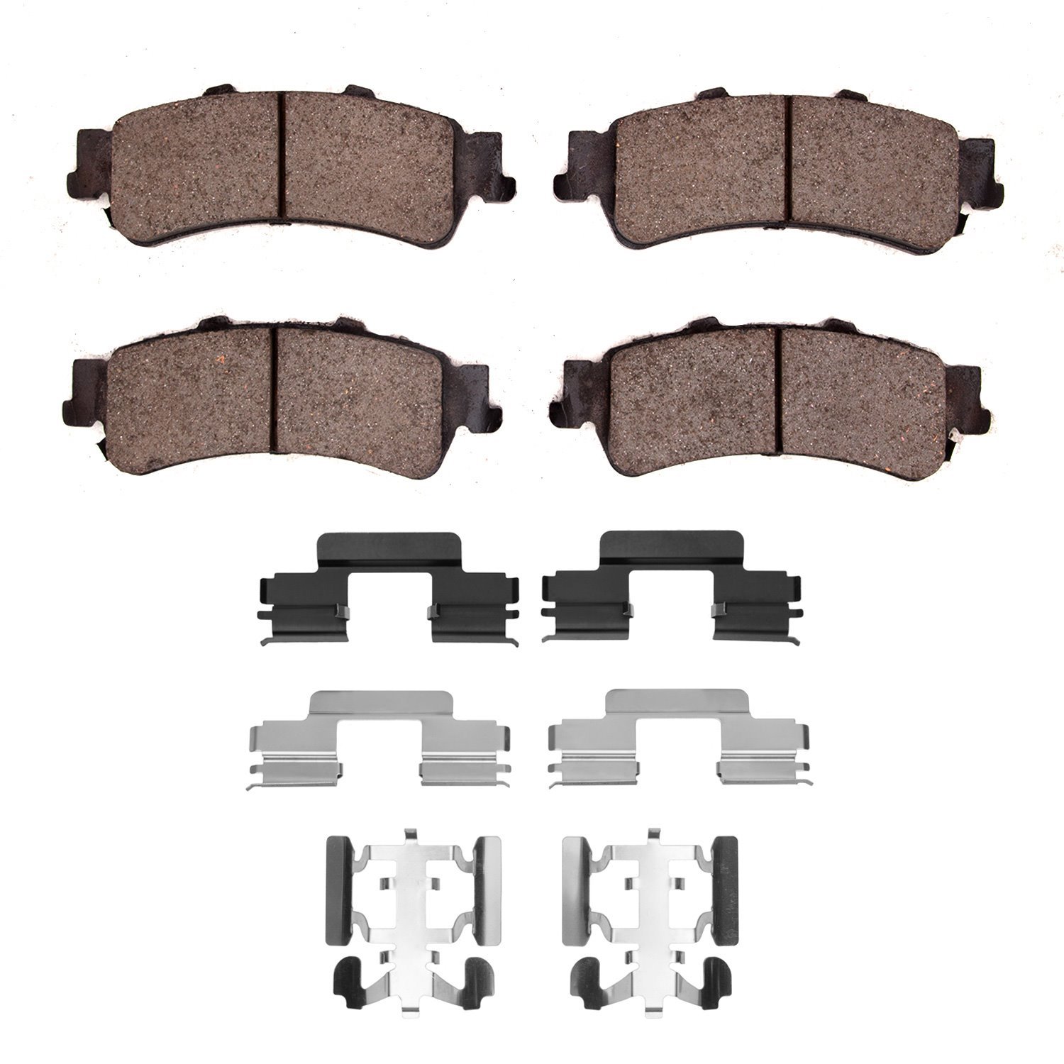 Performance Off-Road/Tow Brake Pads & Hardware Kit, 2003-2007 GM, Position: Rear