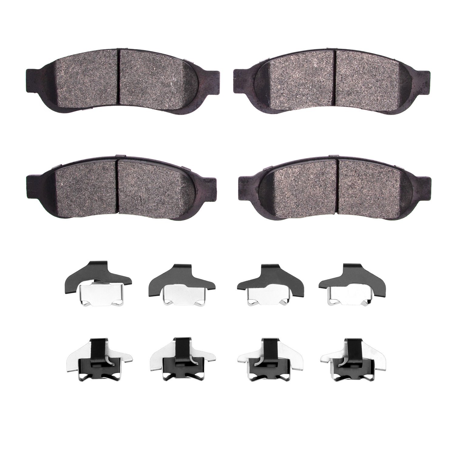 Performance Off-Road/Tow Brake Pads & Hardware Kit, 2005-2010 Ford/Lincoln/Mercury/Mazda, Position: Rear