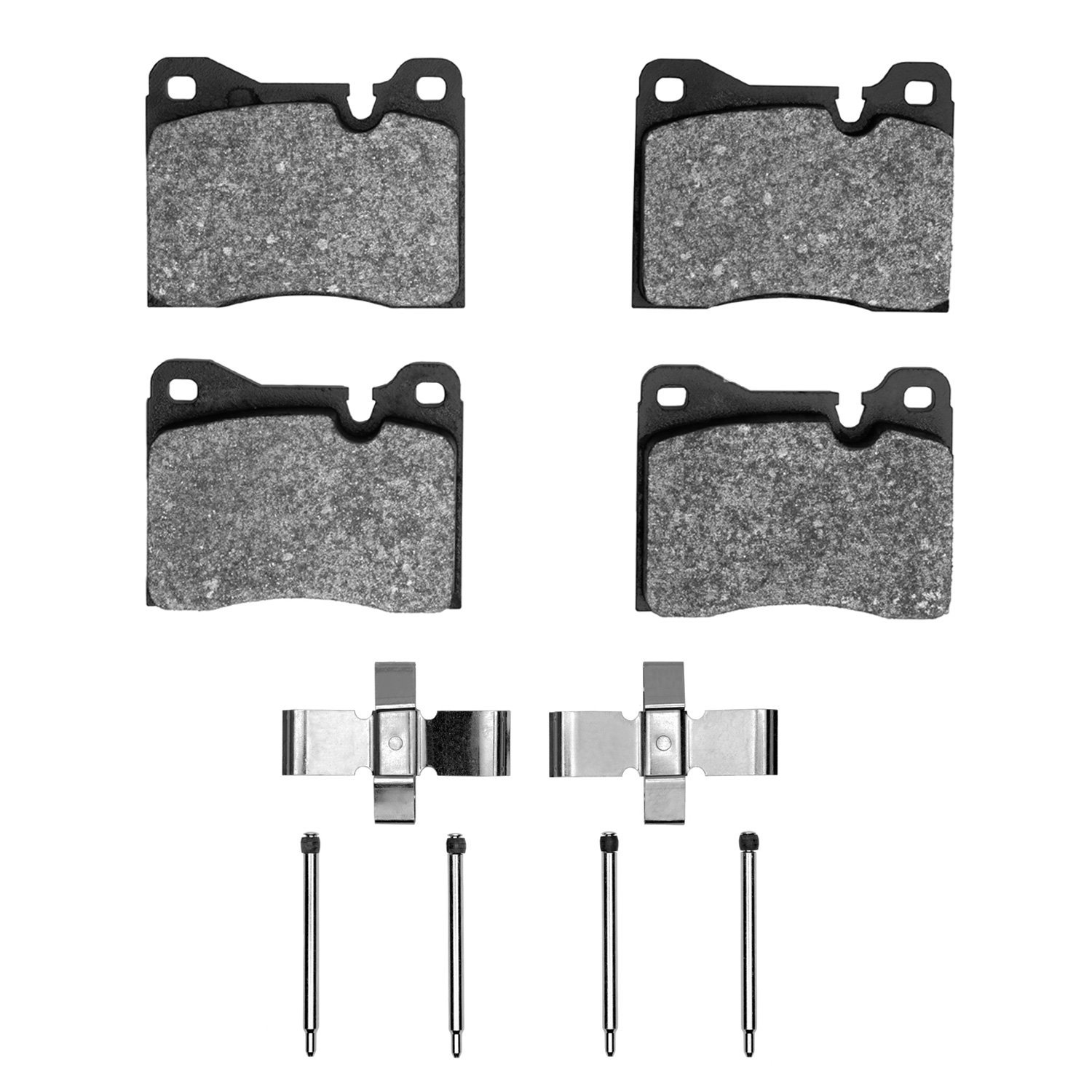 Optimum OE Brake Pads & Hardware Kit, 1976-1986 BMW, Position: Front