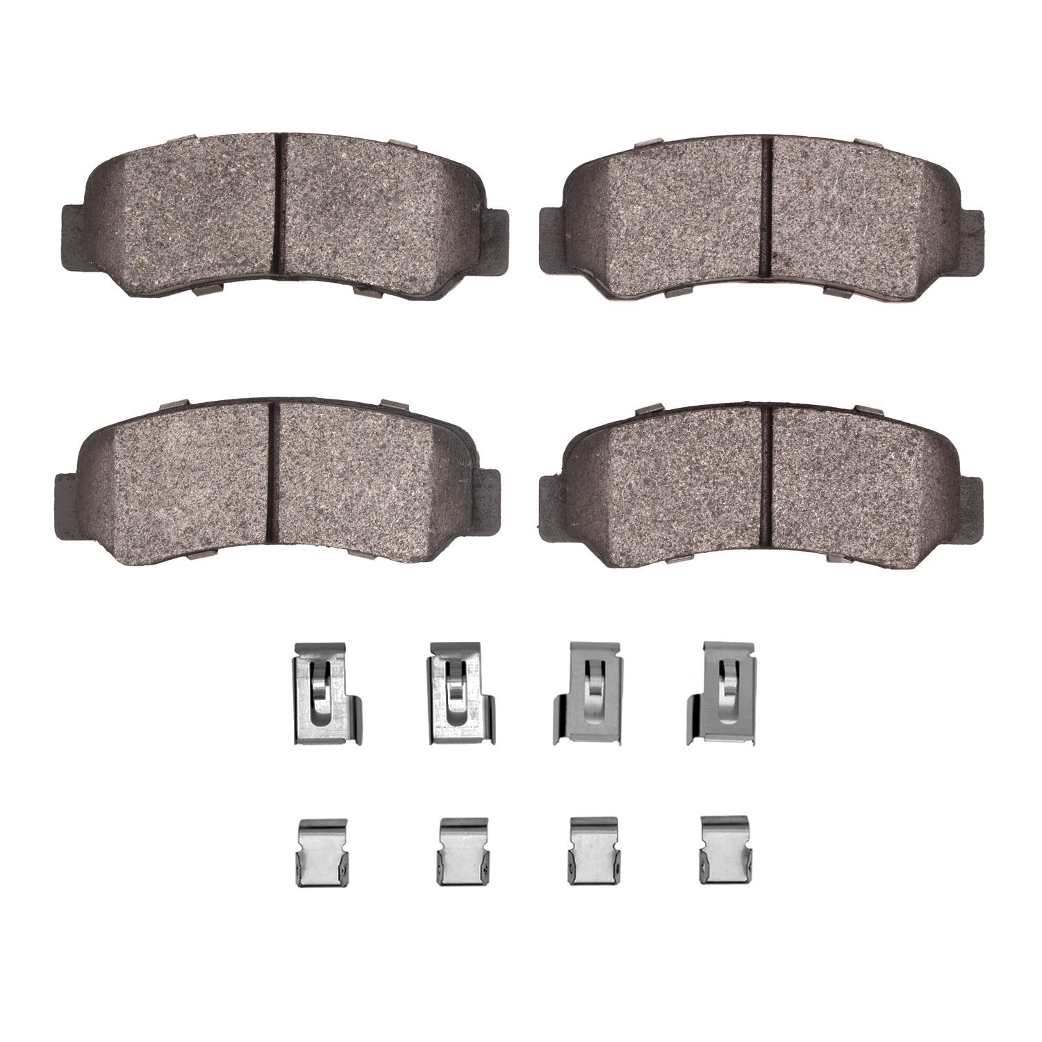 Optimum OE Brake Pads & Hardware Kit, 1976-1980 Mopar, Position: Rear