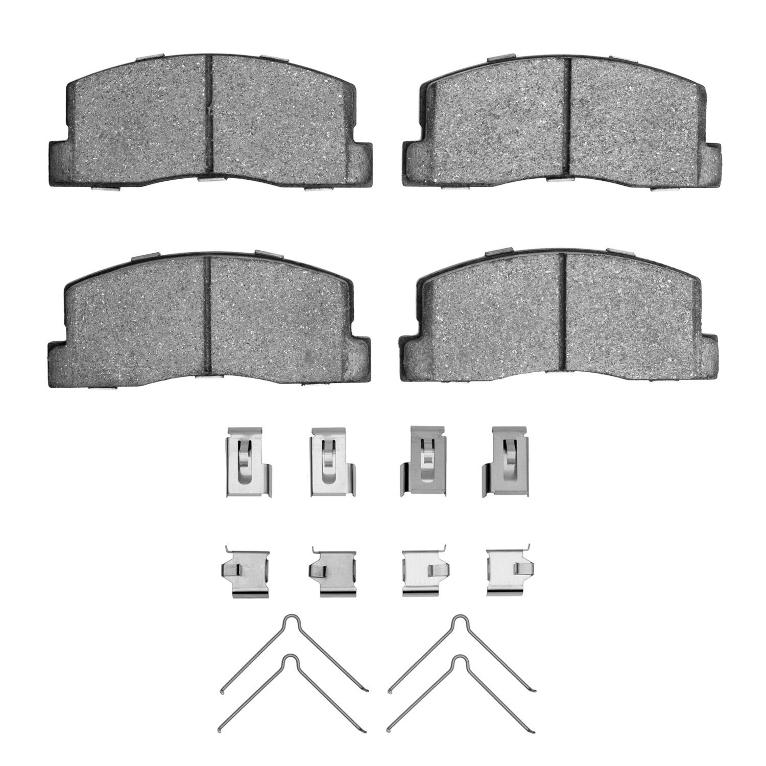 Optimum OE Brake Pads & Hardware Kit, 1982-1983 Acura/Honda, Position: Front