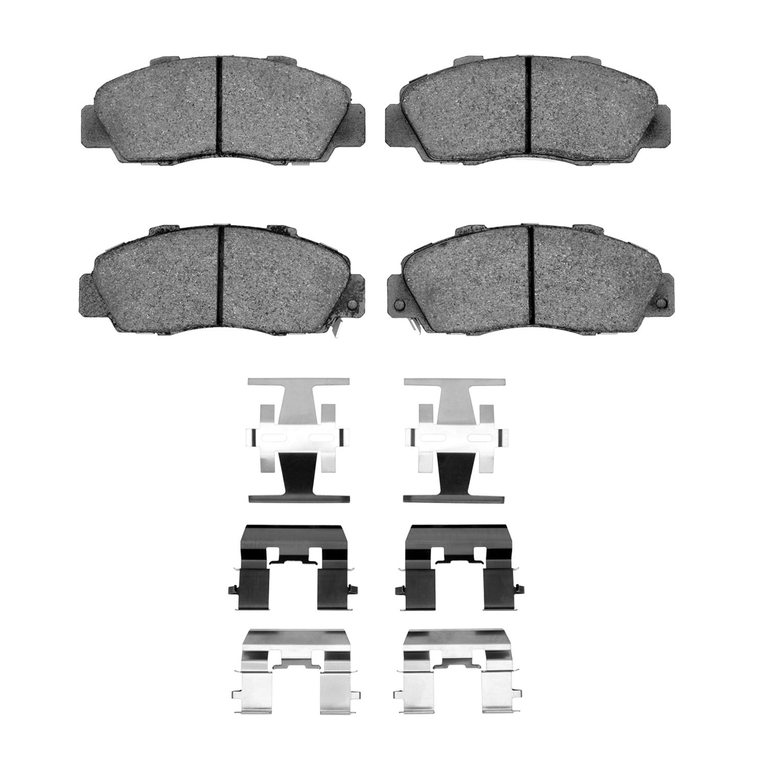 Optimum OE Brake Pads & Hardware Kit, 1991-2002 Fits Multiple Makes/Models, Position: Front