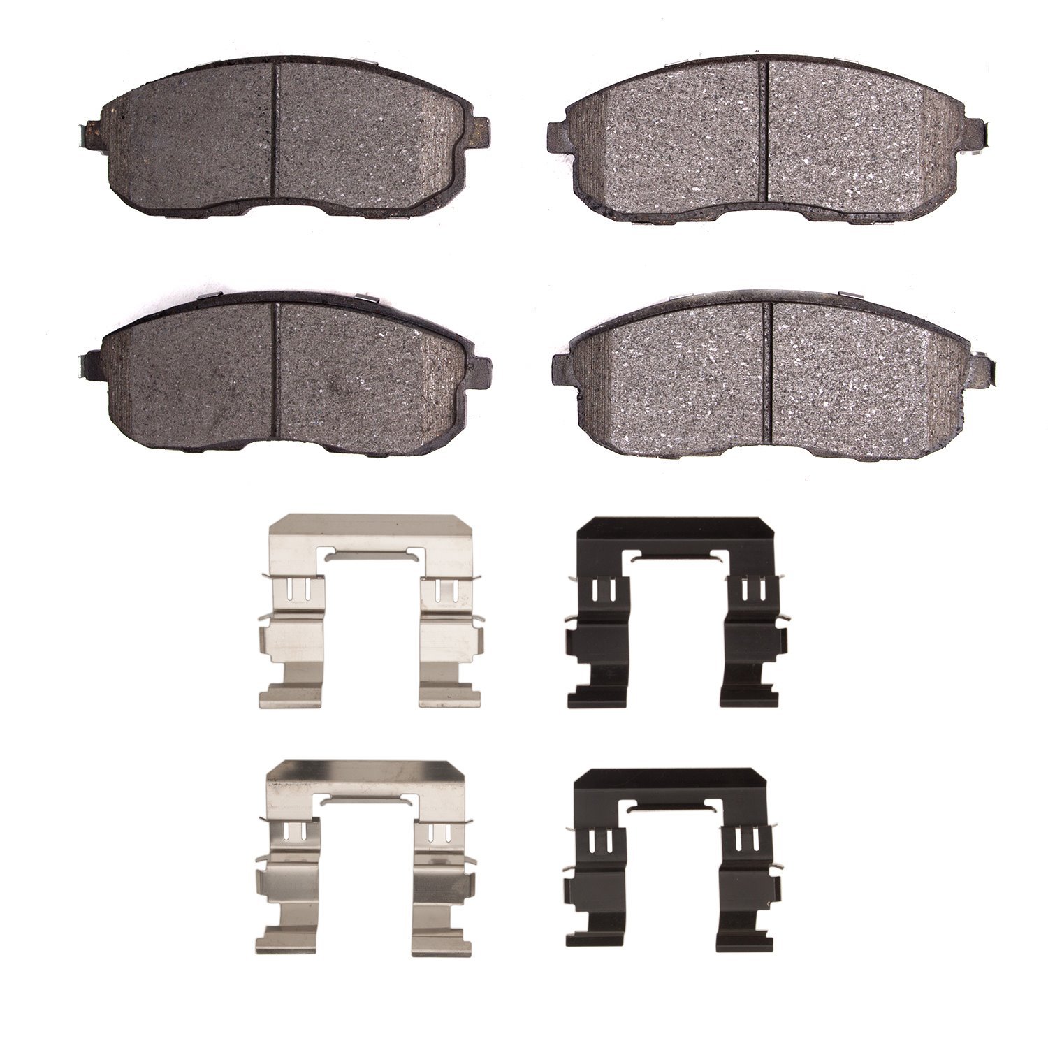 Optimum OE Brake Pads & Hardware Kit, 2007-2014 Suzuki, Position: Front