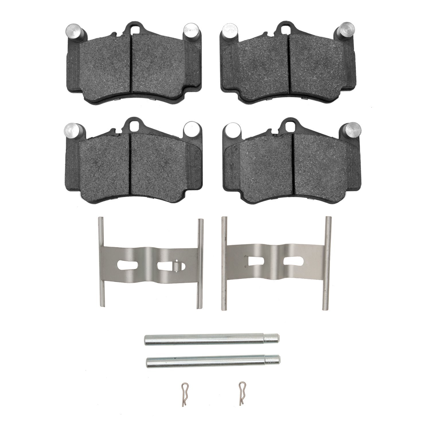 Optimum OE Brake Pads & Hardware Kit, 1999-2012 Audi/Porsche/Volkswagen, Position: Front