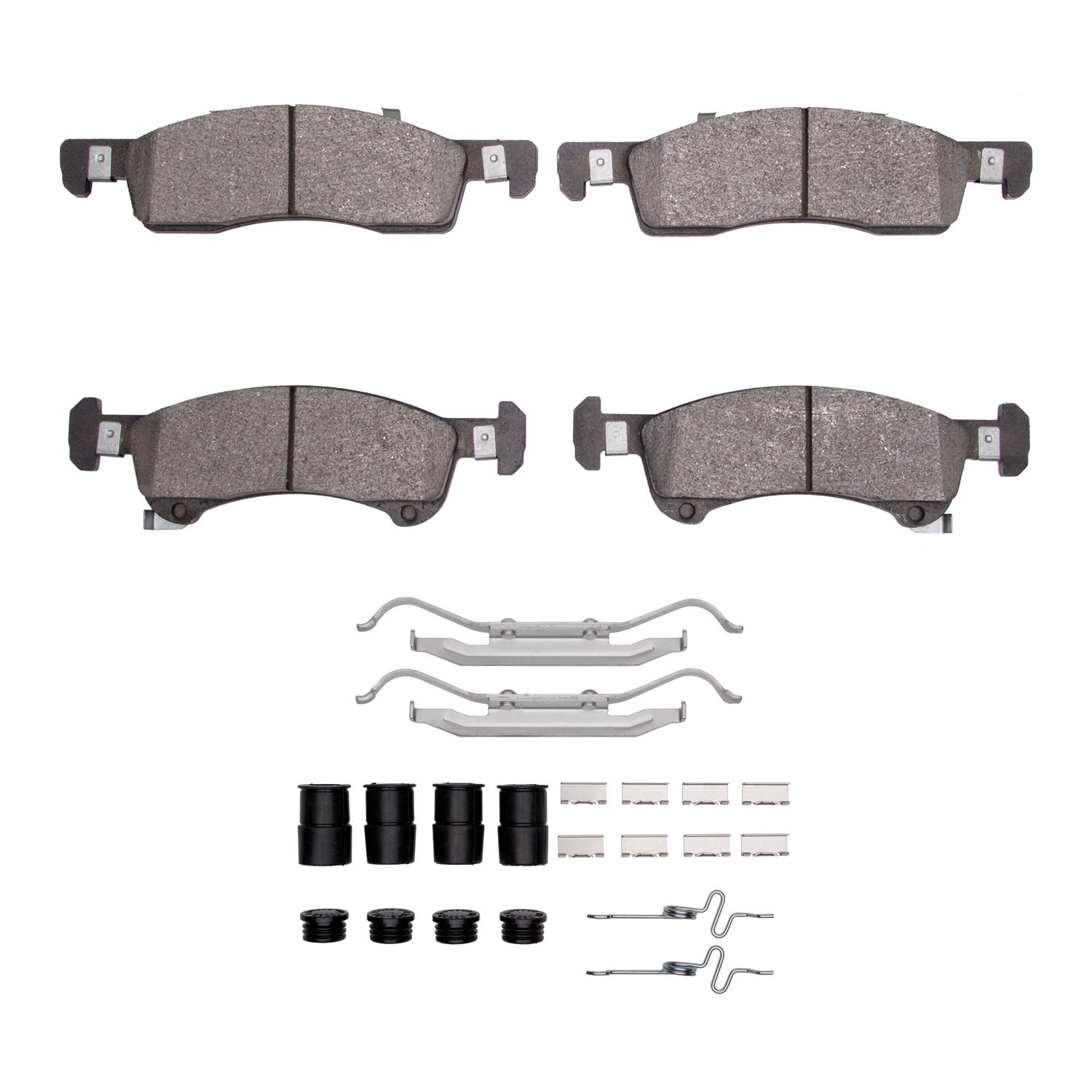 Optimum OE Brake Pads & Hardware Kit, 2002-2006 Ford/Lincoln/Mercury/Mazda, Position: Front