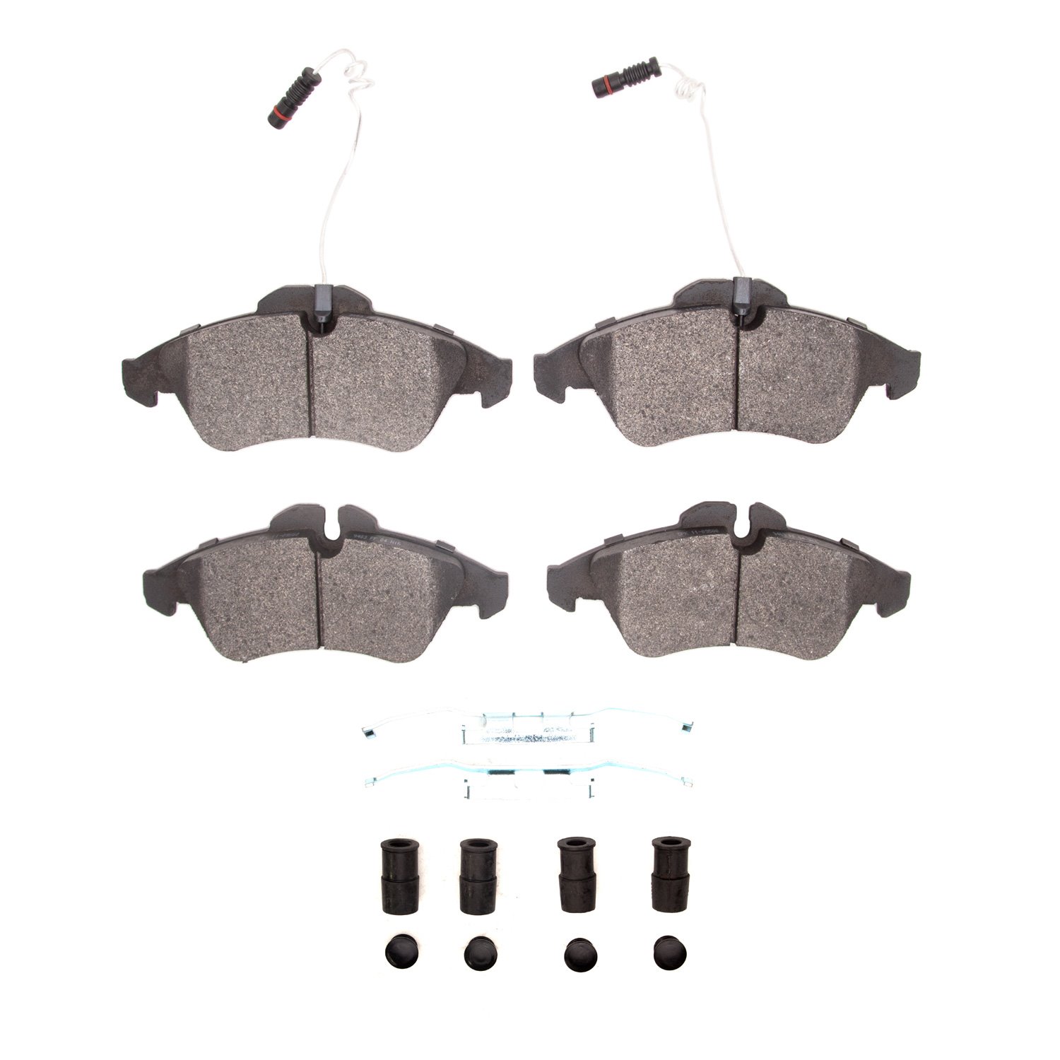 Optimum OE Brake Pads & Hardware Kit, 2002-2006 Fits Multiple Makes/Models, Position: Front
