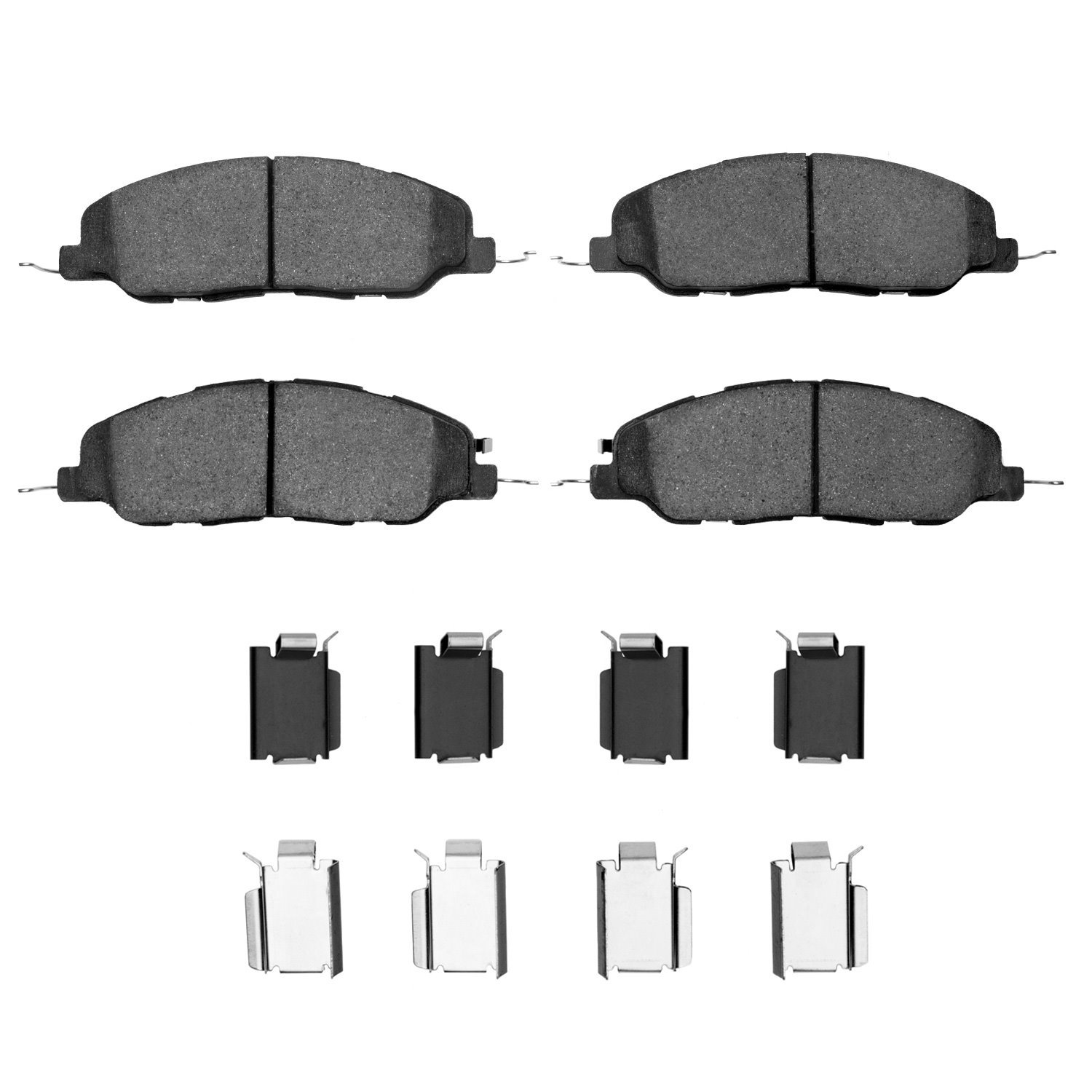 Optimum OE Brake Pads & Hardware Kit, 2005-2014 Ford/Lincoln/Mercury/Mazda, Position: Front