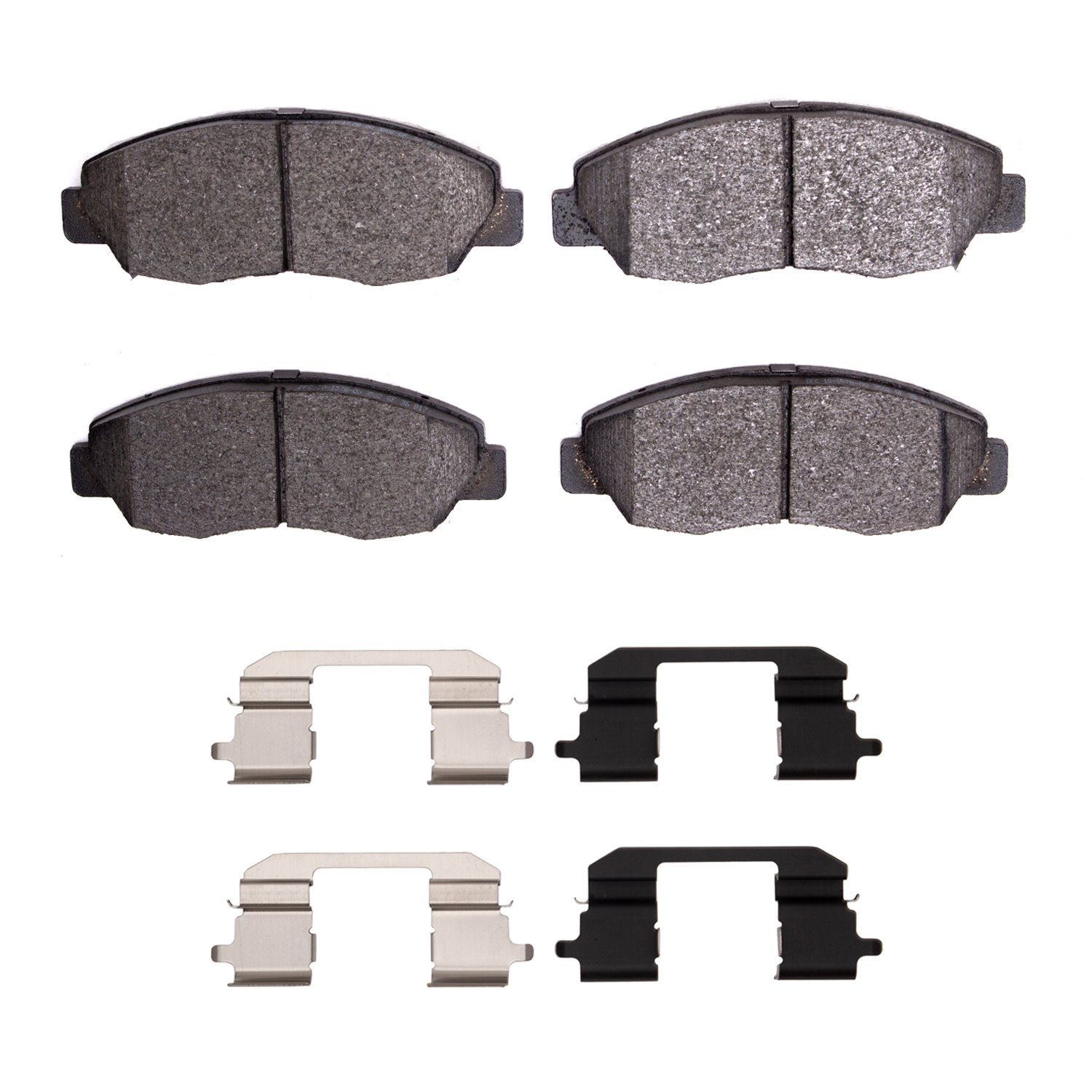 Optimum OE Brake Pads & Hardware Kit, 1998-2002 Acura/Honda, Position: Front