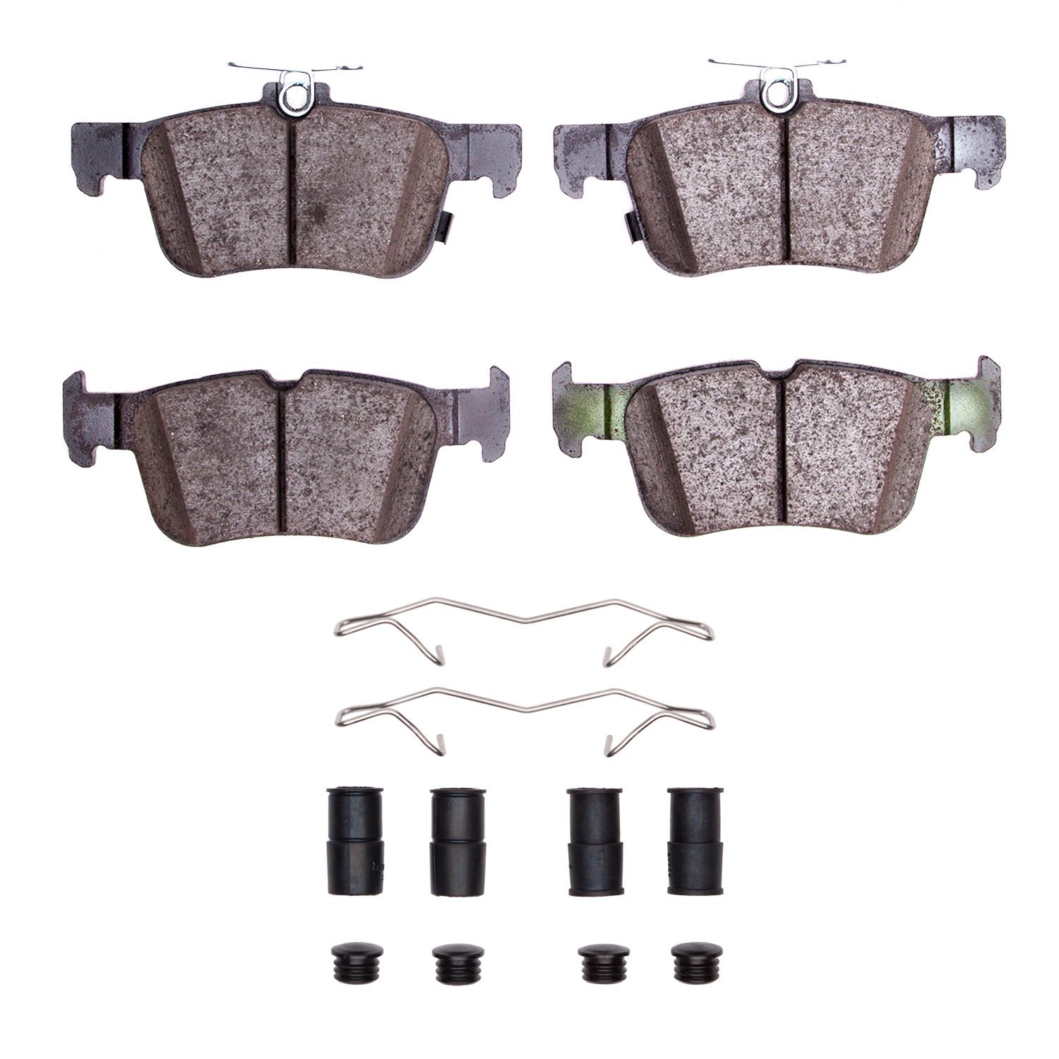 Optimum OE Brake Pads & Hardware Kit, Fits Select Ford/Lincoln/Mercury/Mazda, Position: Rear