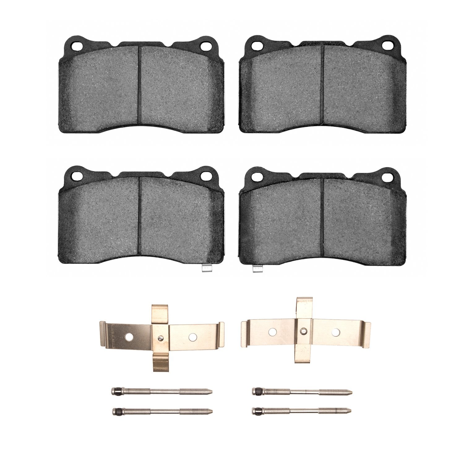 Optimum OE Brake Pads & Hardware Kit, 2010-2016 Kia/Hyundai/Genesis, Position: Front