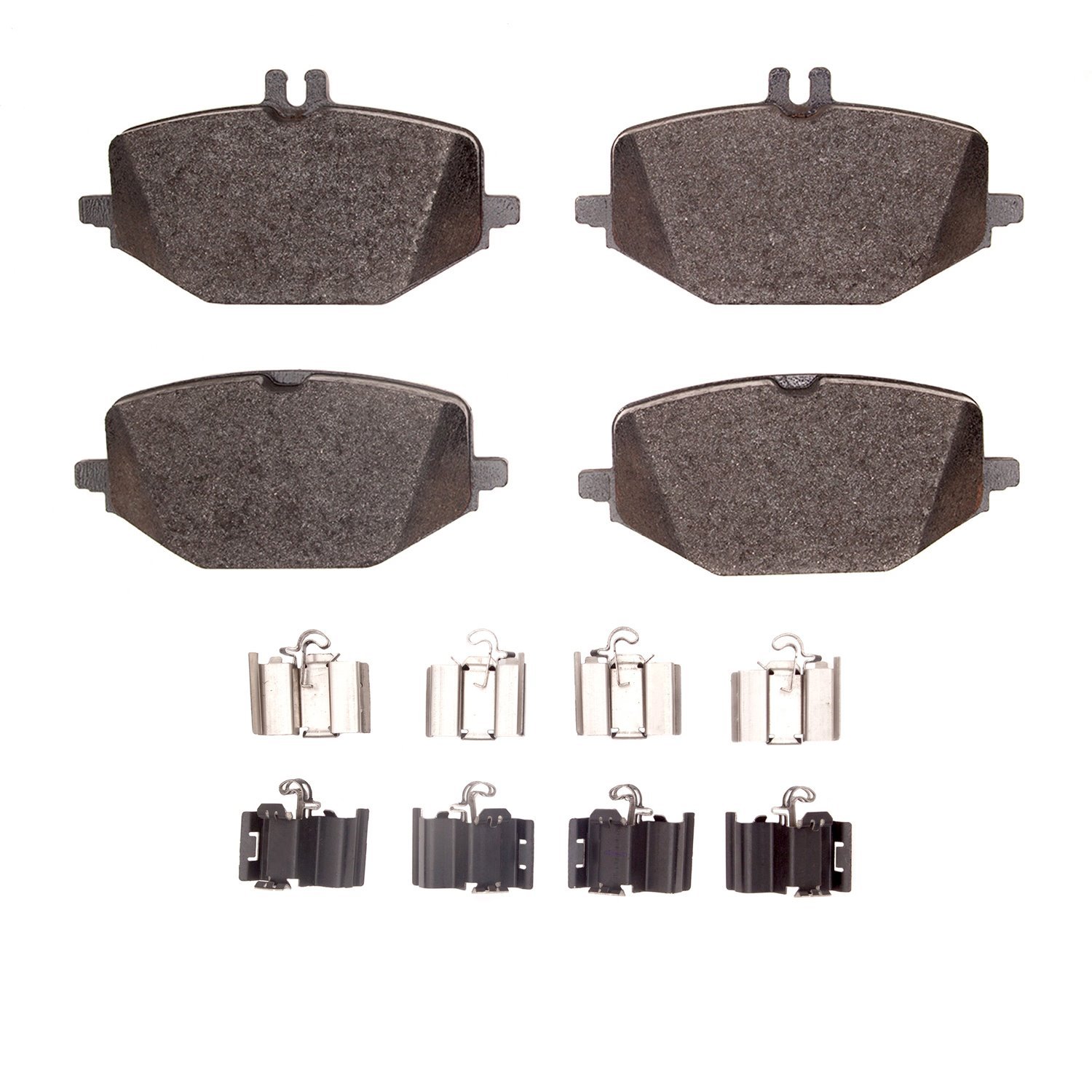 Optimum OE Brake Pads & Hardware Kit, Fits Select Mercedes-Benz, Position: Rear