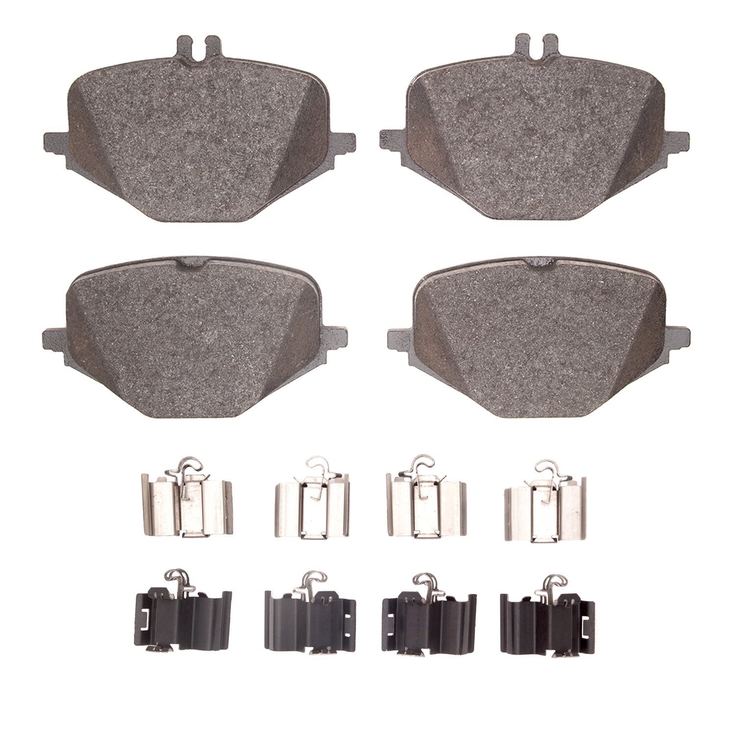 Optimum OE Brake Pads & Hardware Kit, Fits Select Mercedes-Benz, Position: Rear