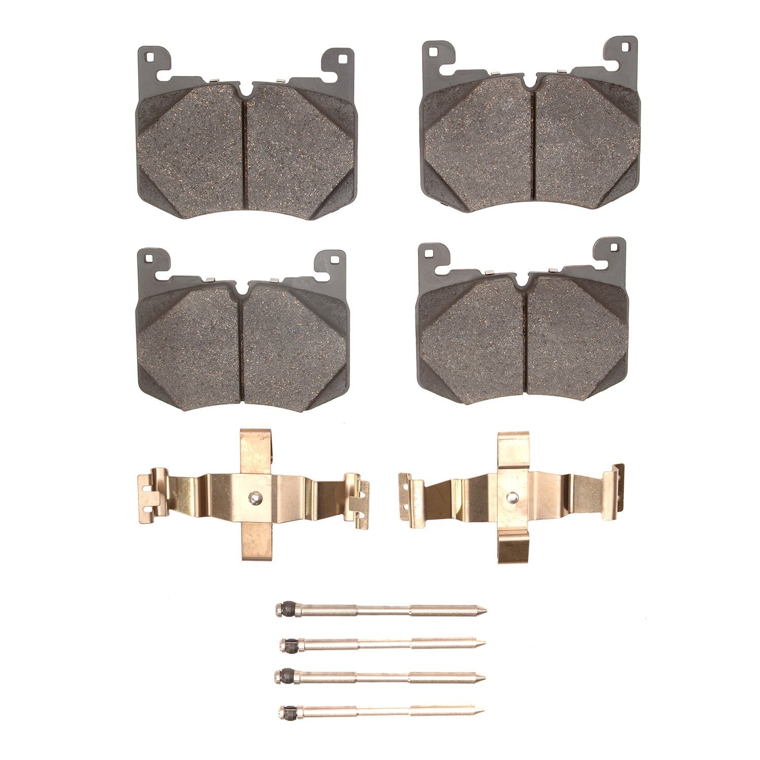 Optimum OE Brake Pads & Hardware Kit, 2019-2021 Fits Multiple Makes/Models, Position: Front