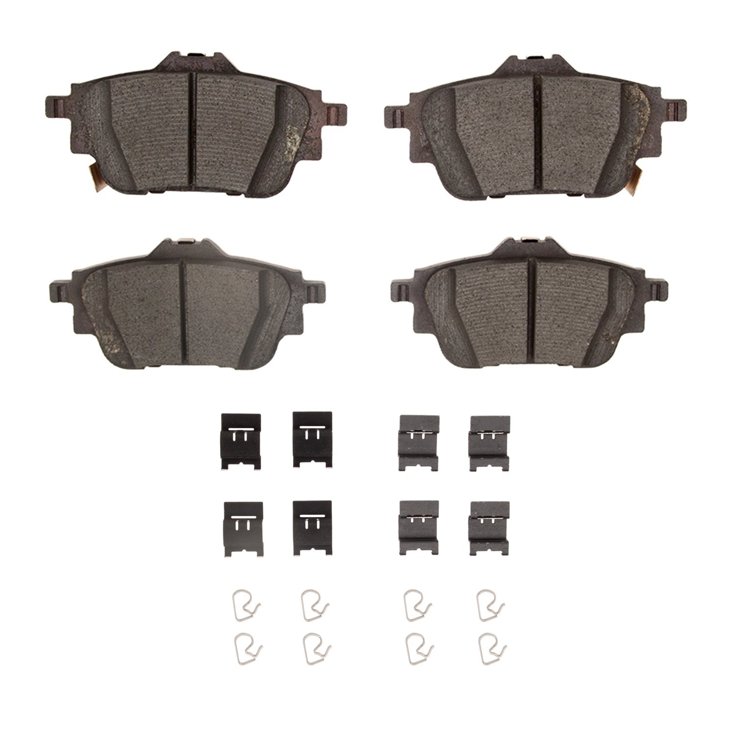 Optimum OE Brake Pads & Hardware Kit, Fits Select Infiniti/Nissan, Position: Rear