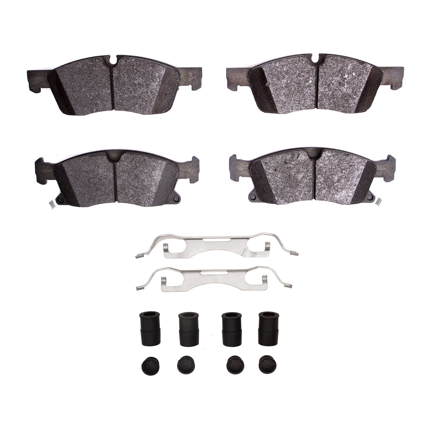 Optimum OE Brake Pads & Hardware Kit, Fits Select Mopar, Position: Front