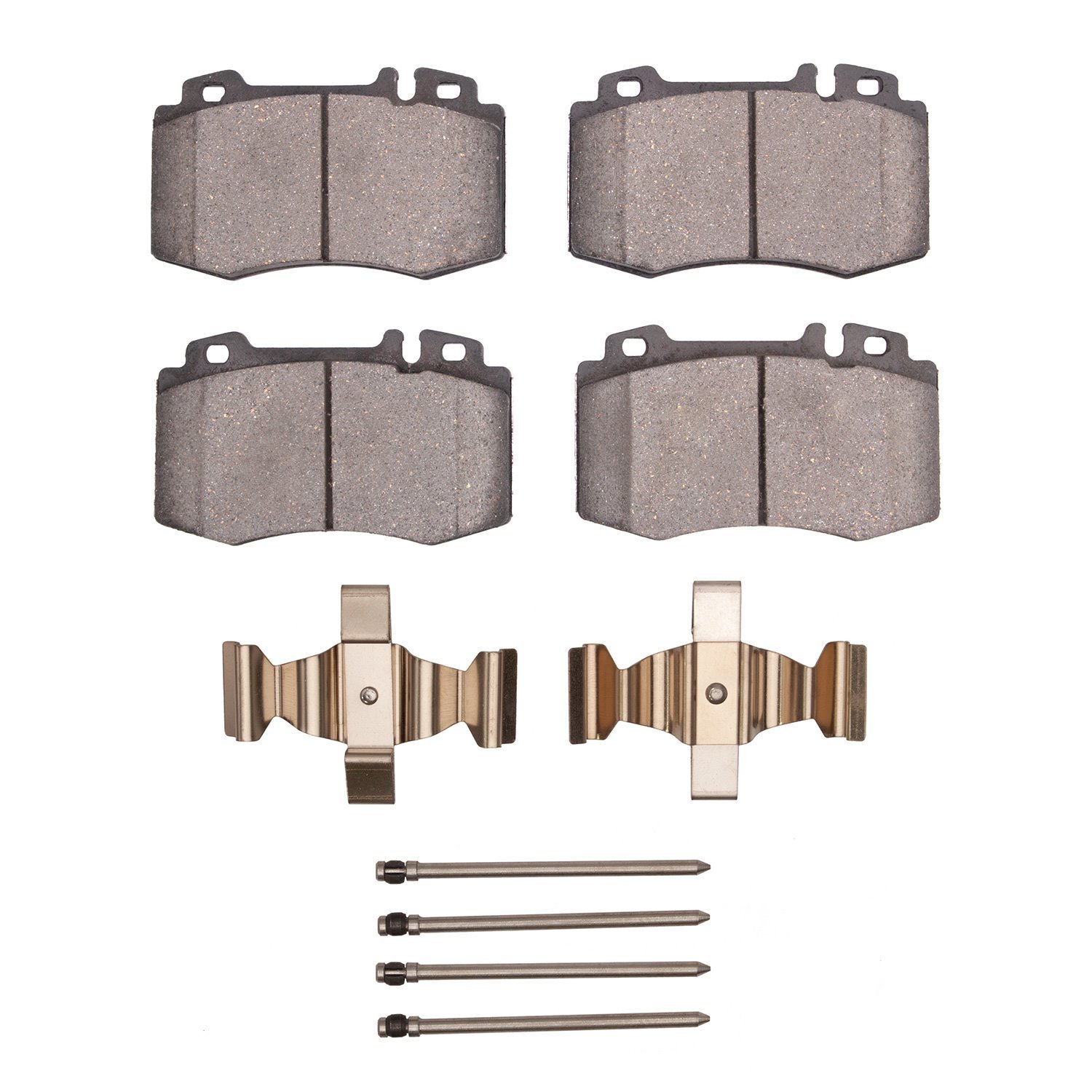 Euro Ceramic Brake Pads & Hardware Kit, 2007-2013 Mercedes-Benz, Position: Front