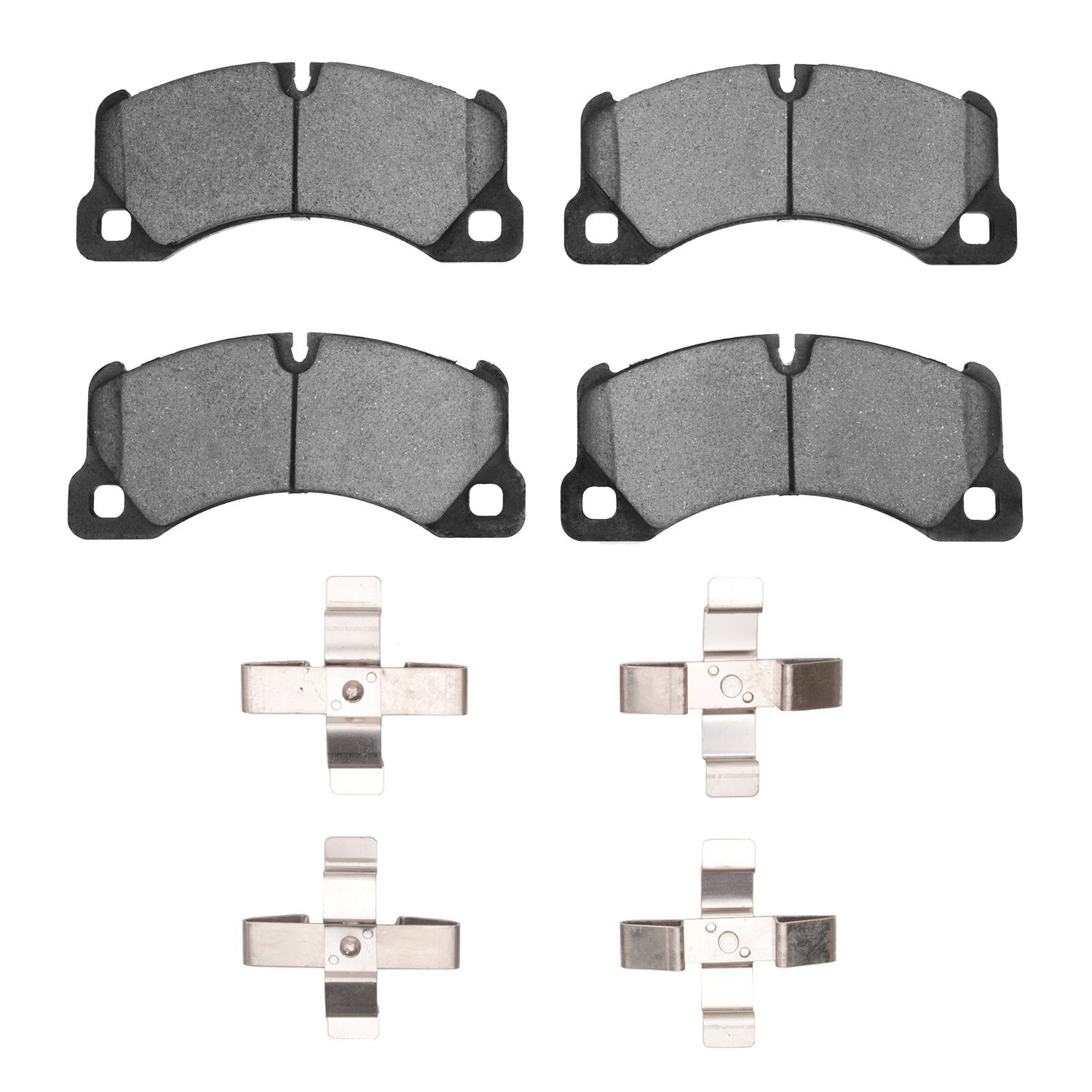 Euro Ceramic Brake Pads & Hardware Kit, 2008-2021 Audi/Porsche/Volkswagen, Position: Front