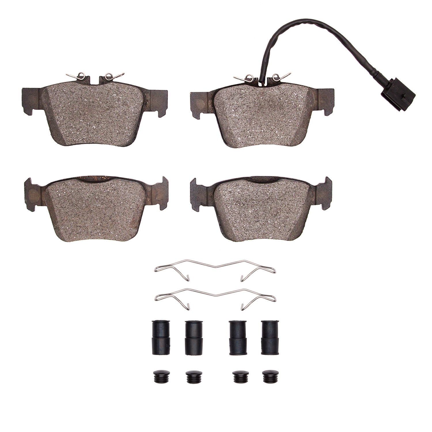 Euro Ceramic Brake Pads & Hardware Kit, 2017-2020