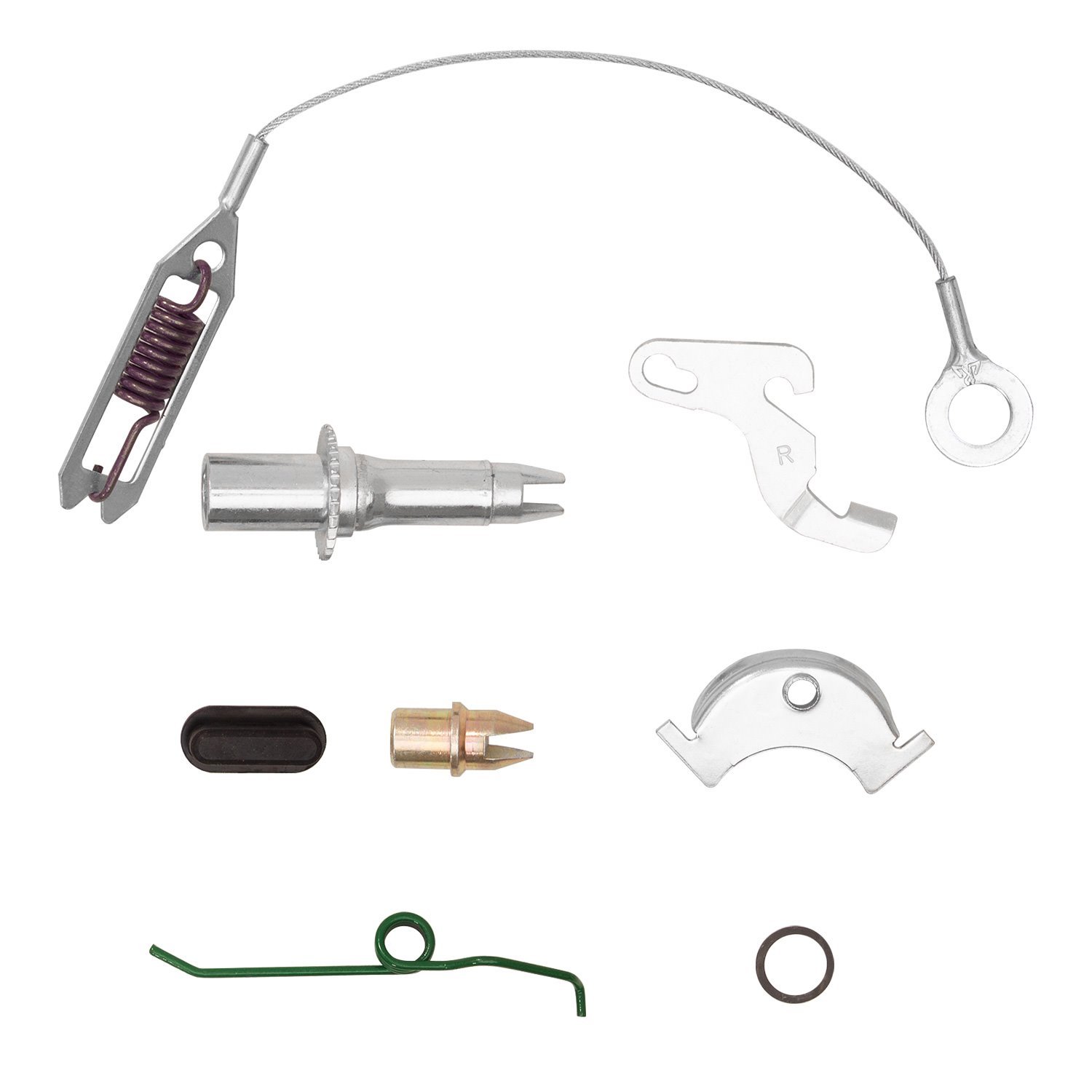 Drum Adjuster Kit, 1995-2009 Ford/Lincoln/Mercury/Mazda, Position: Rear Right