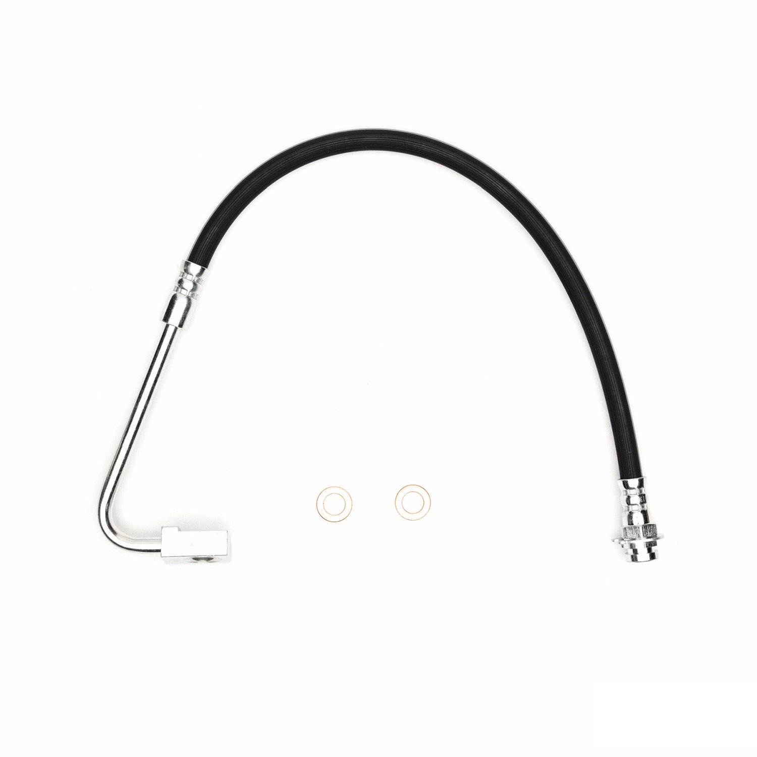 Brake Hose, 1983-1991 GM, Position: Front Left