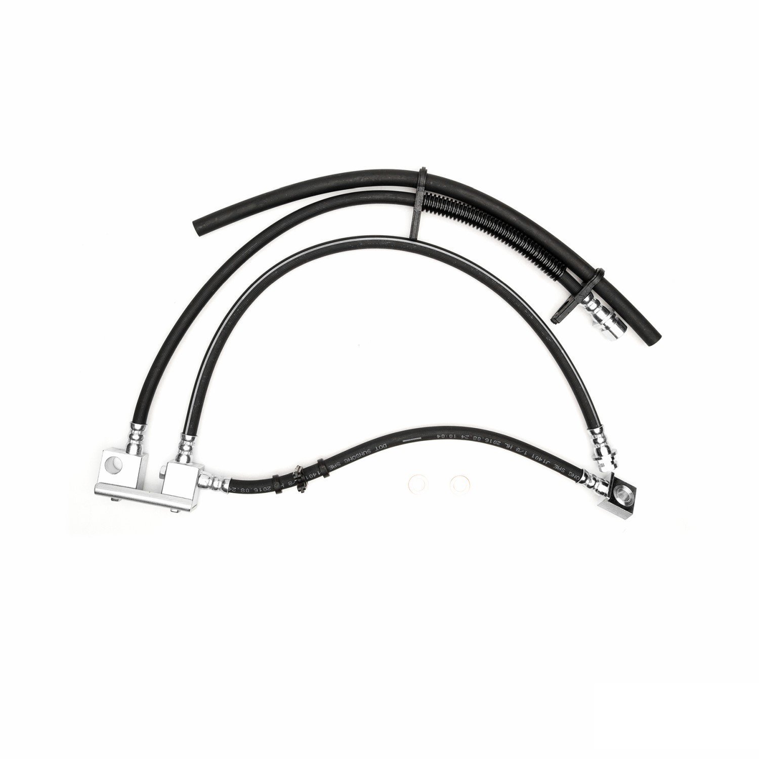 Brake Hose, 2008-2015 Ford/Lincoln/Mercury/Mazda, Position: Rear Left